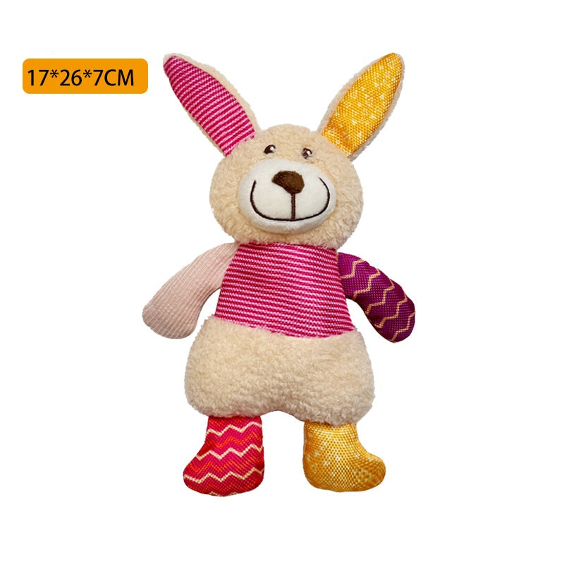 Squeaky Stuffed w/ Crinkle Paper Dog Toy