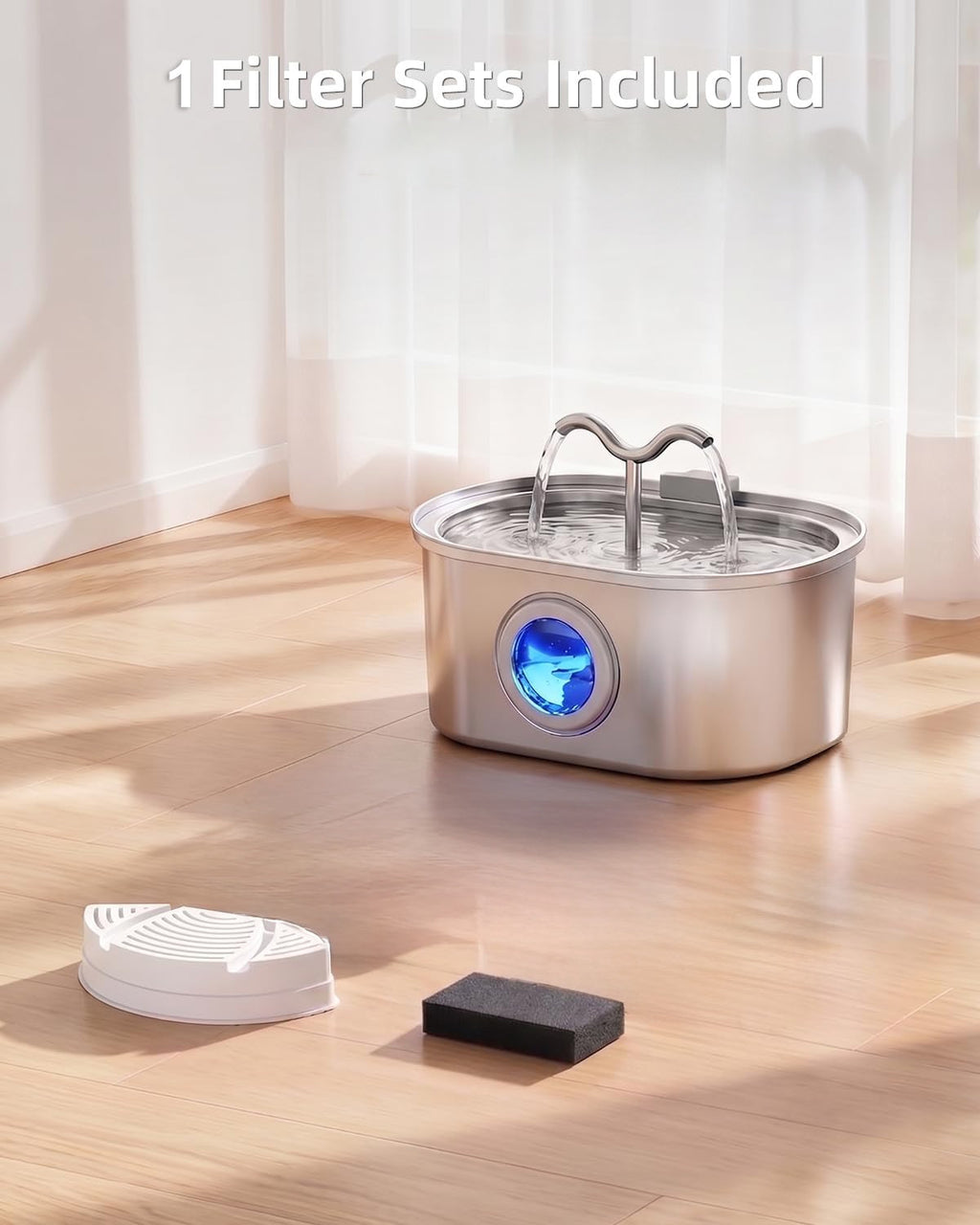 Stainless Steel Cat Water Fountain