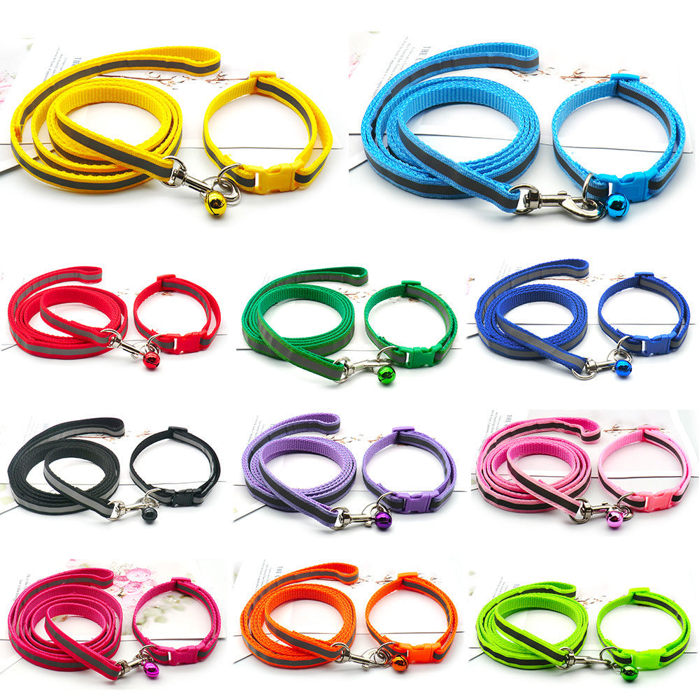Cloth Leash With Reflective Strip