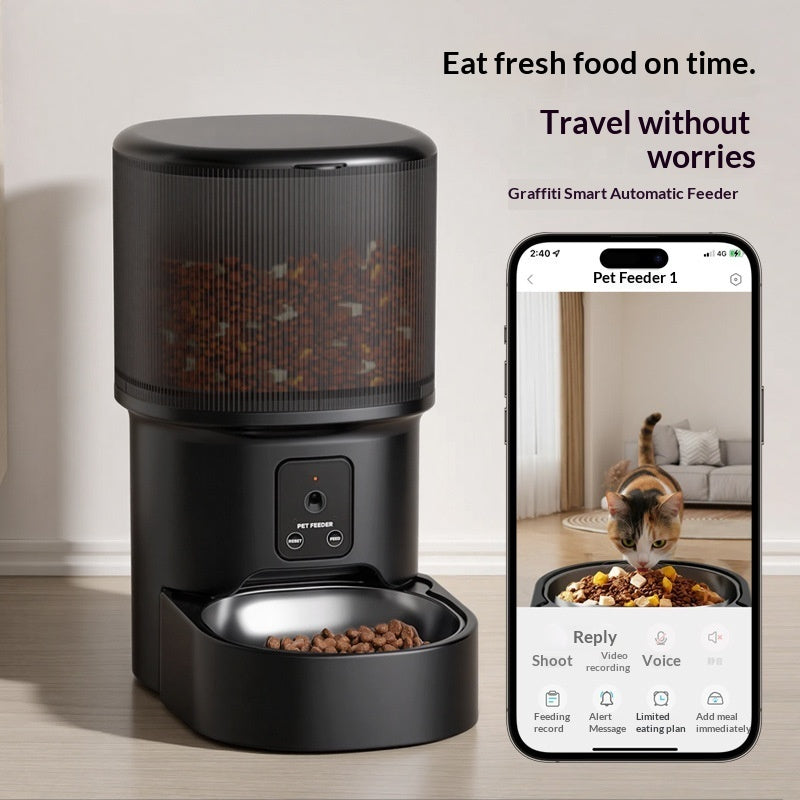 Smart Pet Feeder With Remote Voice Control