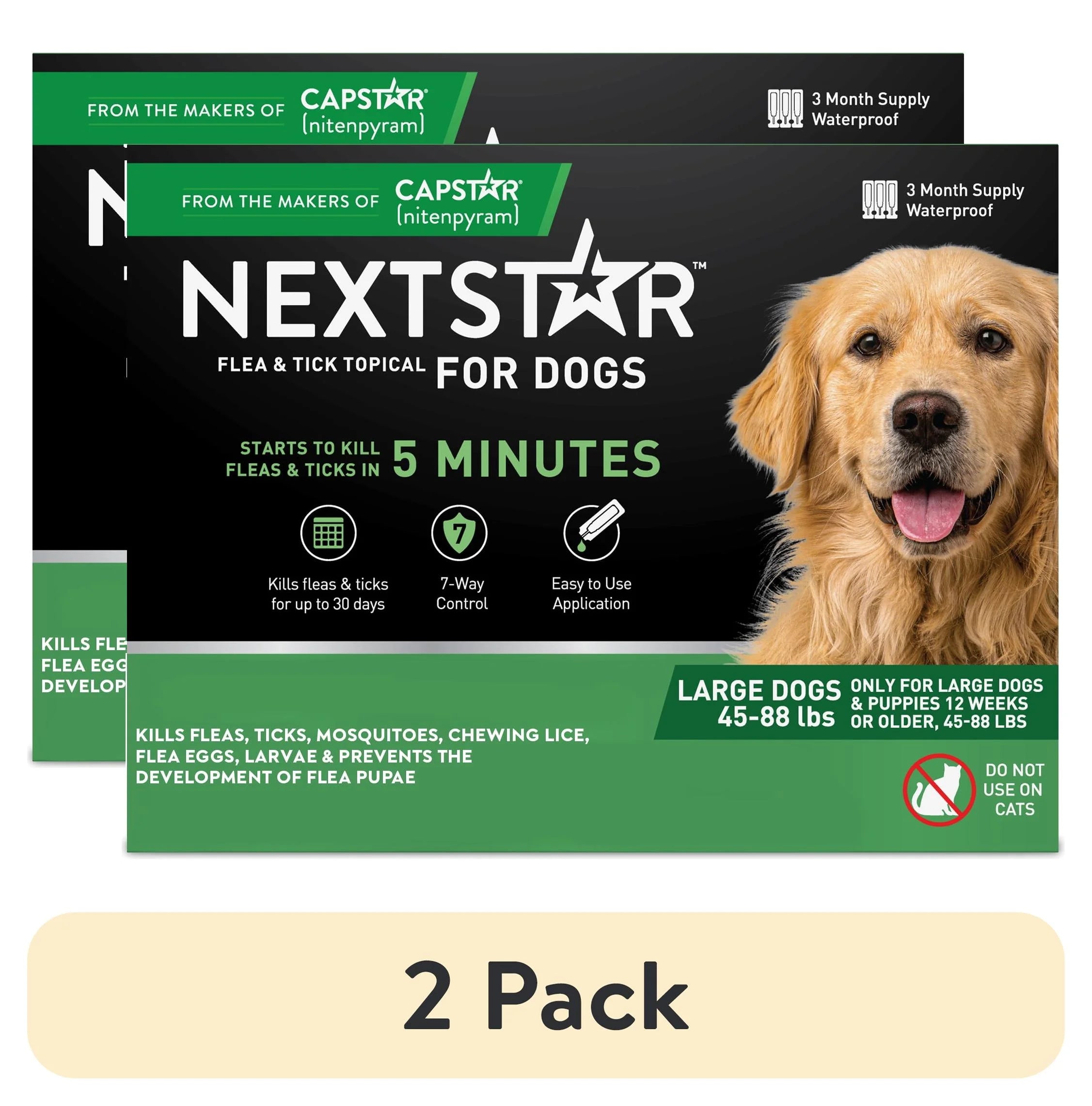 NEXTSTAR: Flea & Tick Topical for Dogs -45-88 Lbs