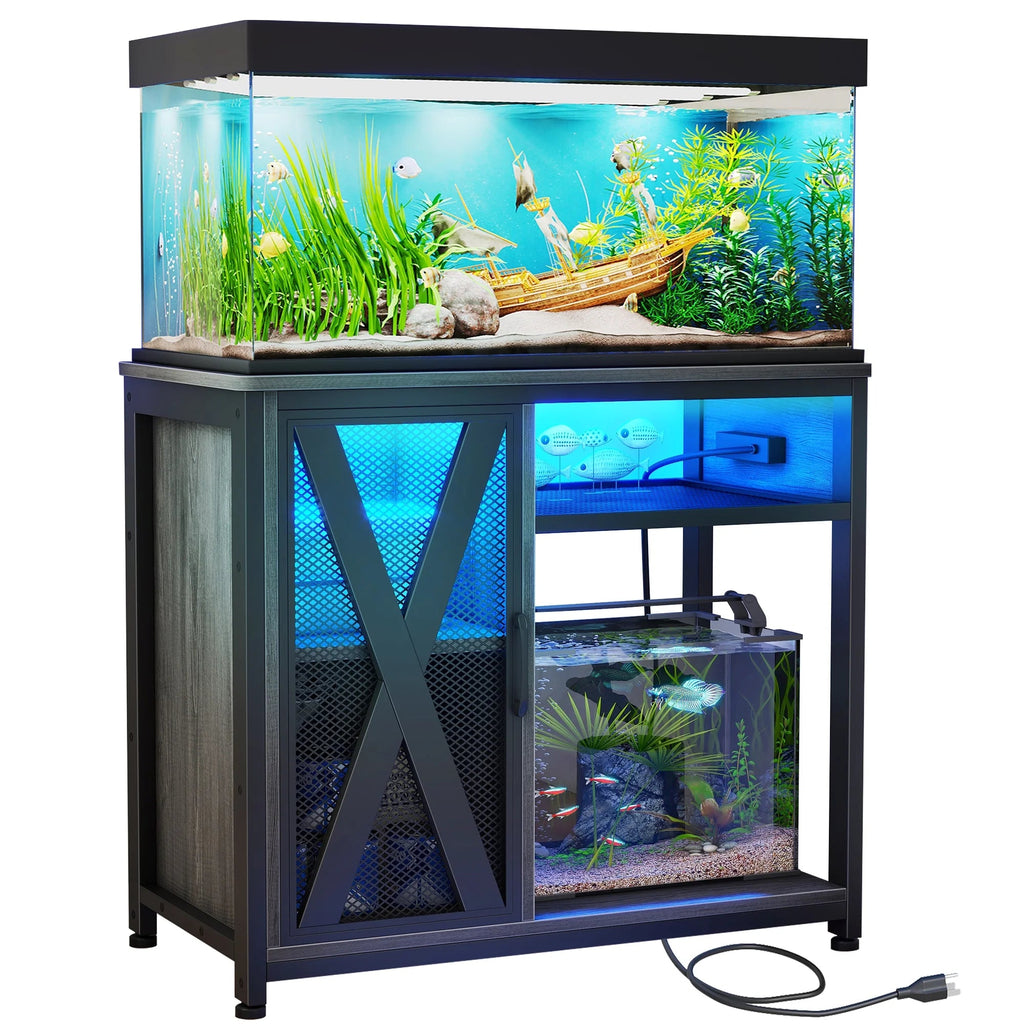 Fish Tank Stand w/ Power Outlets