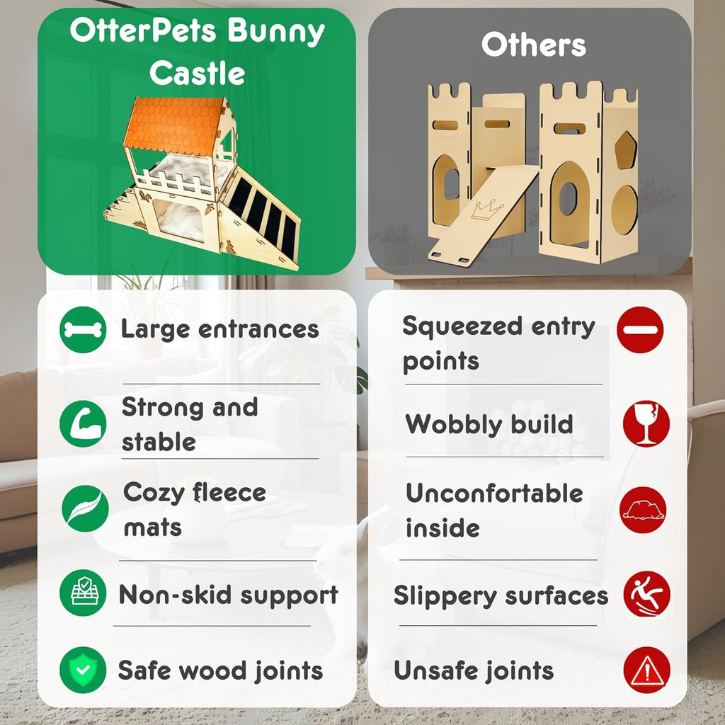 Hideout House for Rabbits and Small Pets