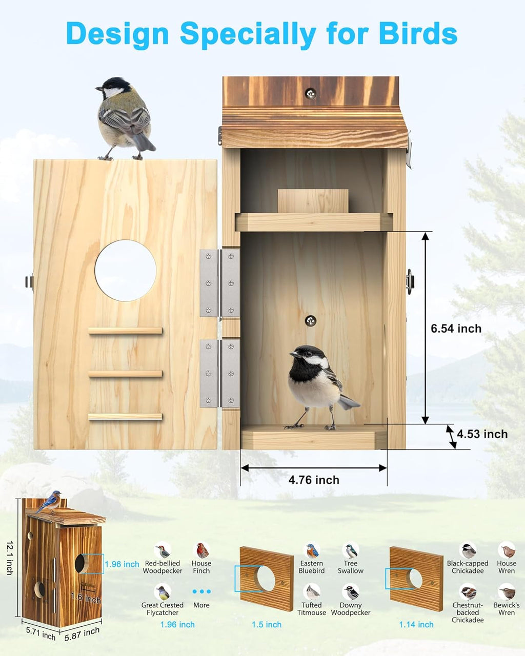 Solar Powered Smart Birdhouse  Camera
