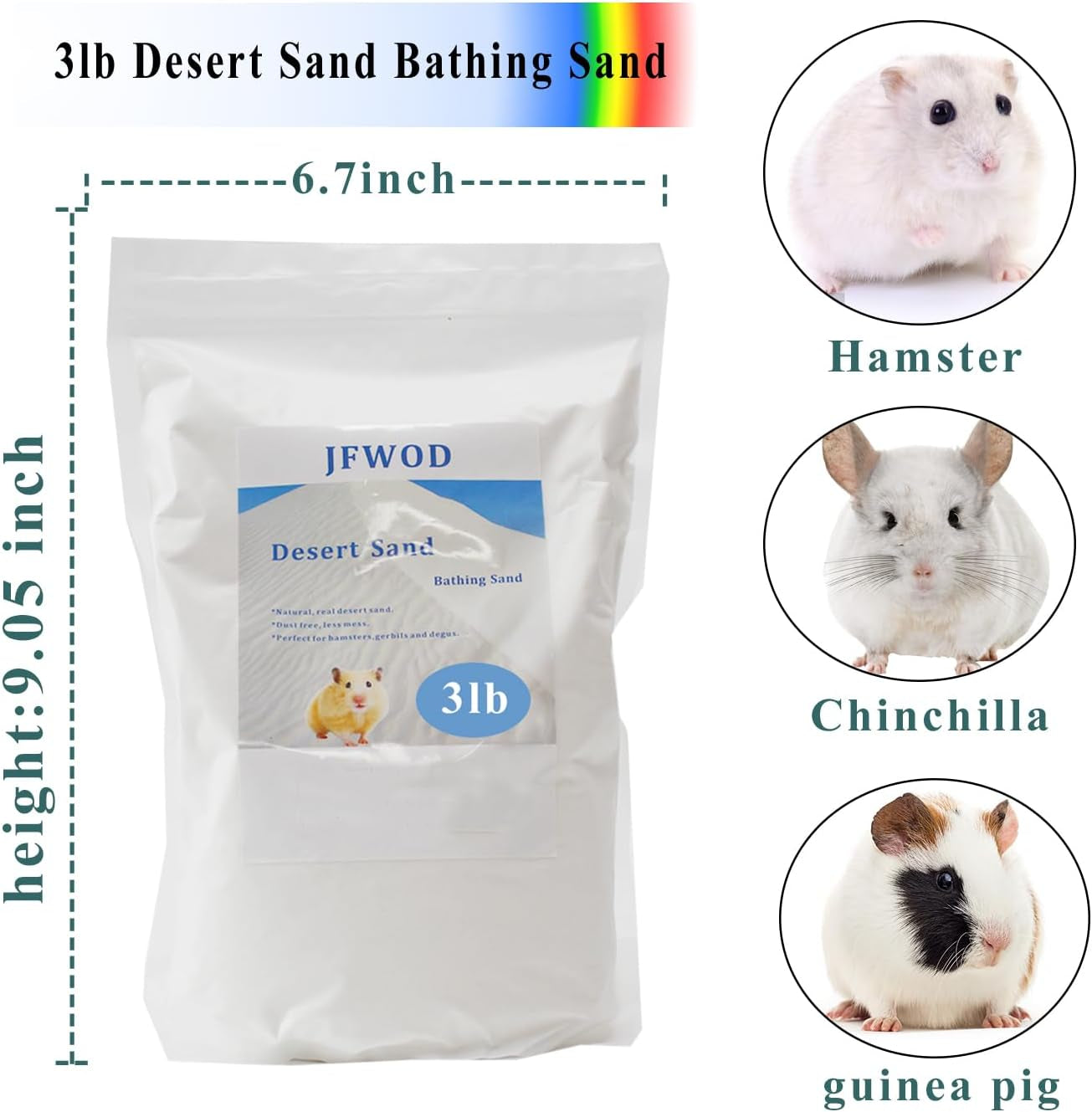 Bath Sand for Hamsters / 3lb