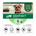 Flea Prevention for Small Dogs 3-10 Lbs / 6-Monthly Treatments