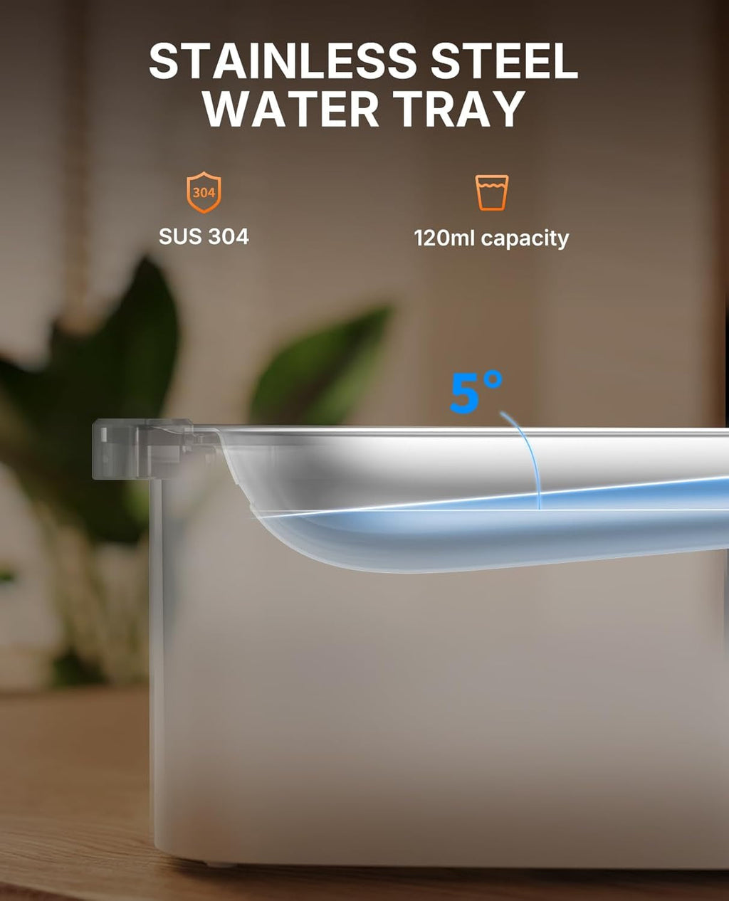 Cordless Pet Water Fountain for  Cats/ Dogs /Small Pets