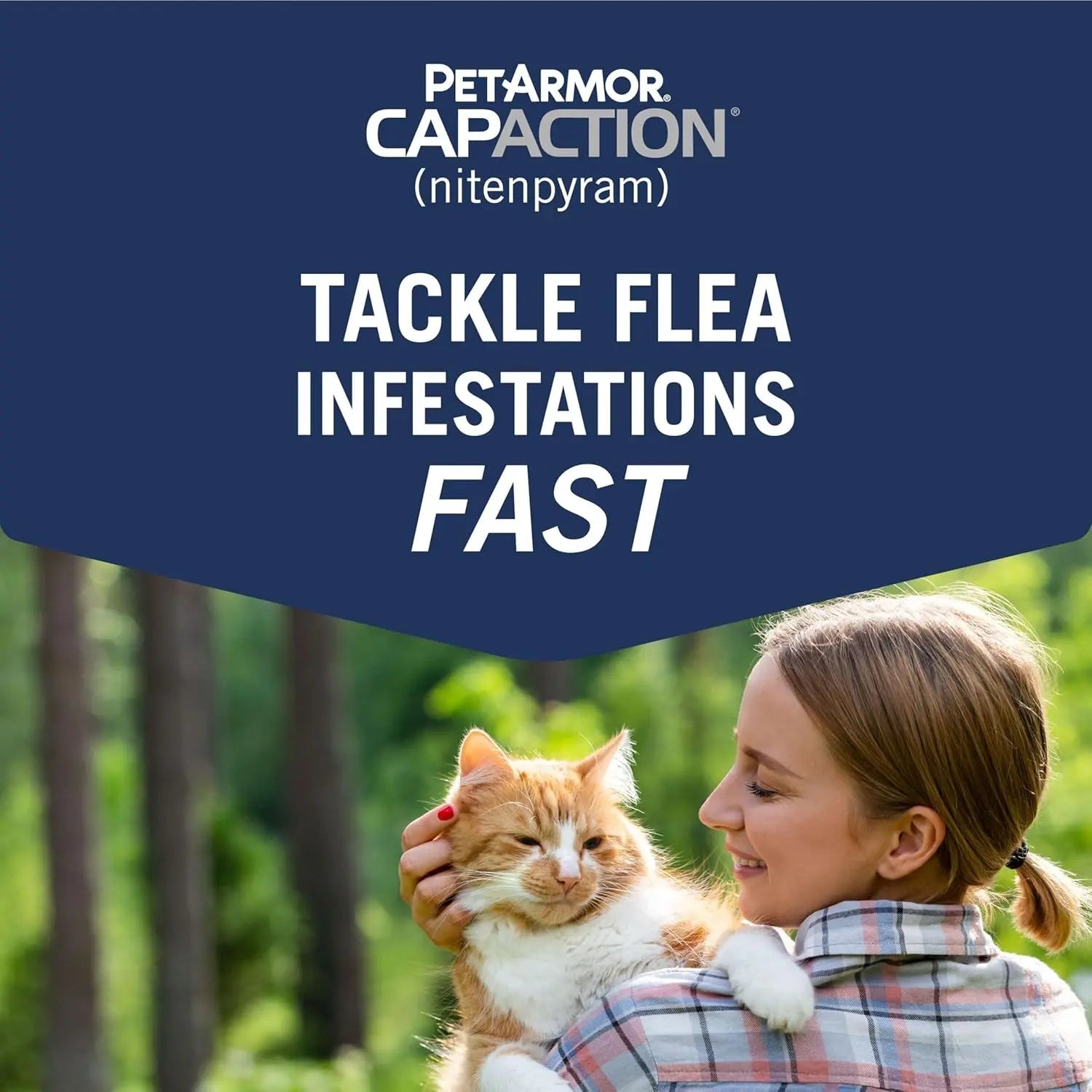 CAPACTION Oral Flea Tablets for Cats 2–25 lbs