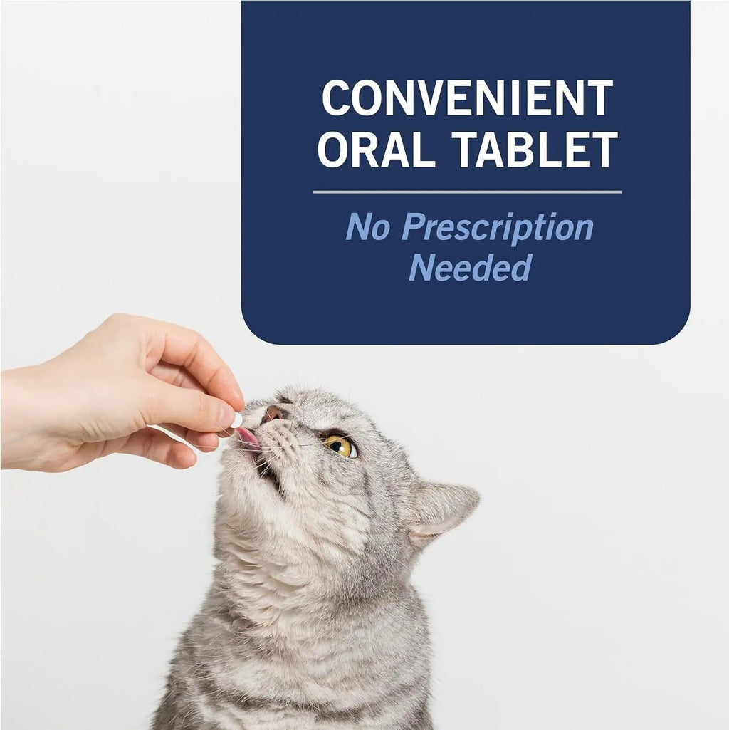 CAPACTION Oral Flea Tablets for Cats 2–25 lbs