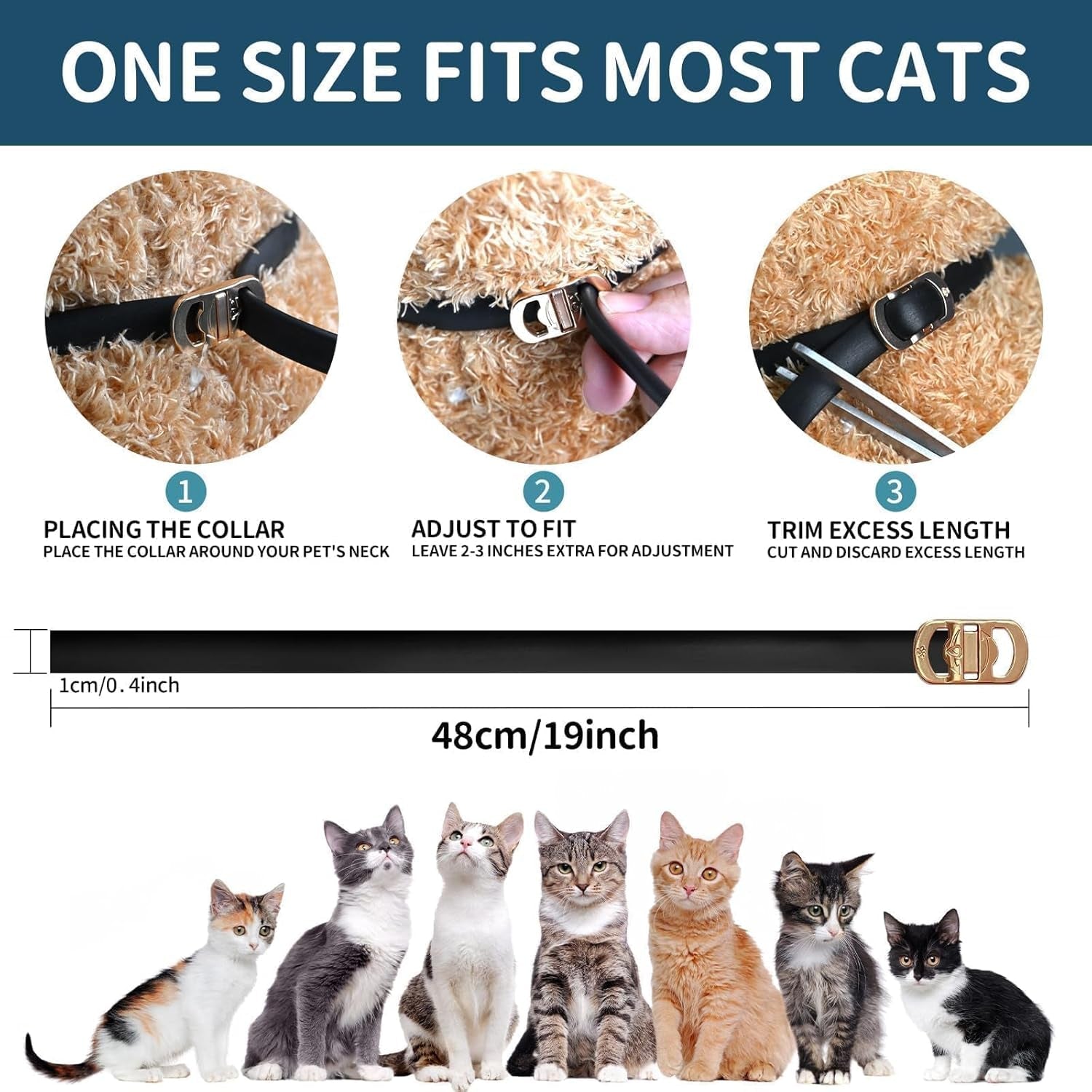 Flea Collar for Cats  /4 Pack