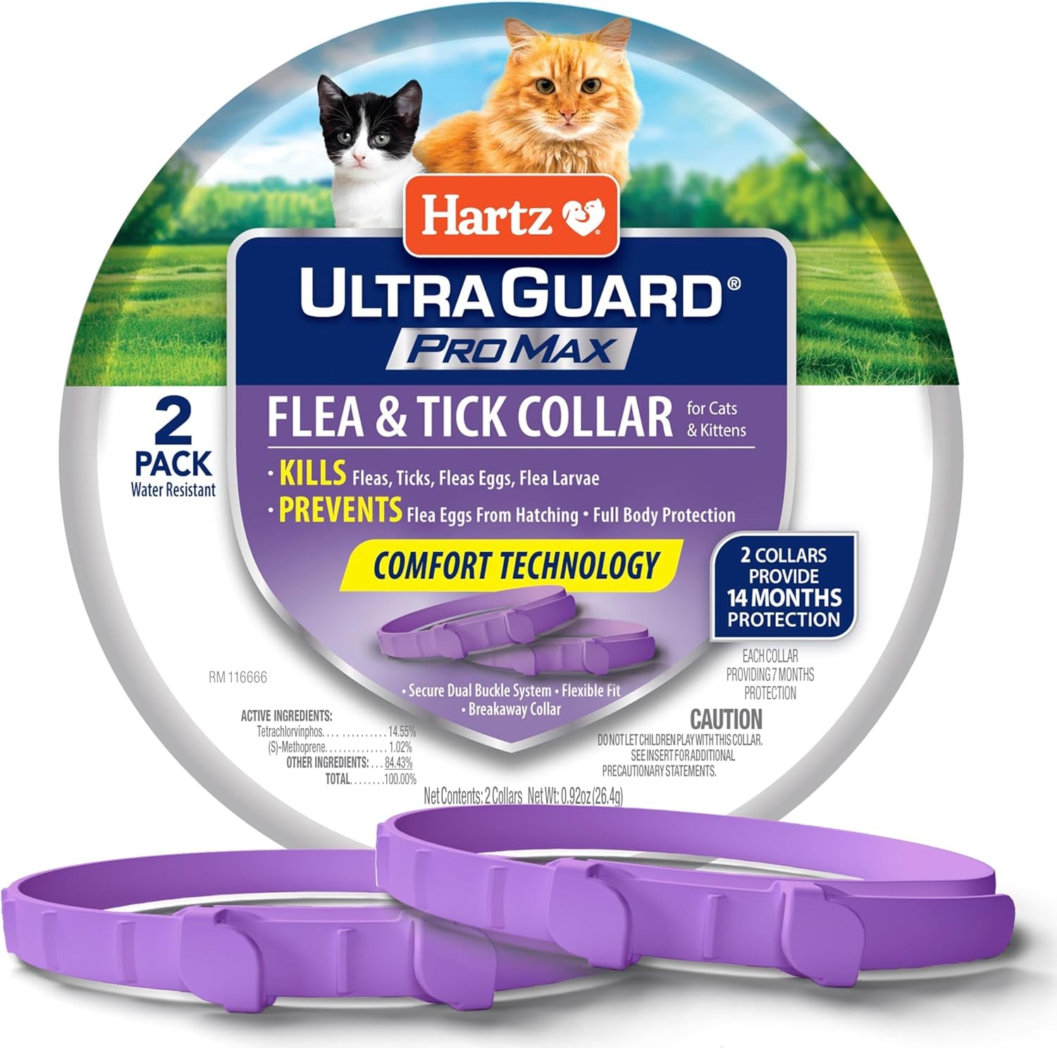 Cat Flea Tick Collar 2 Pack