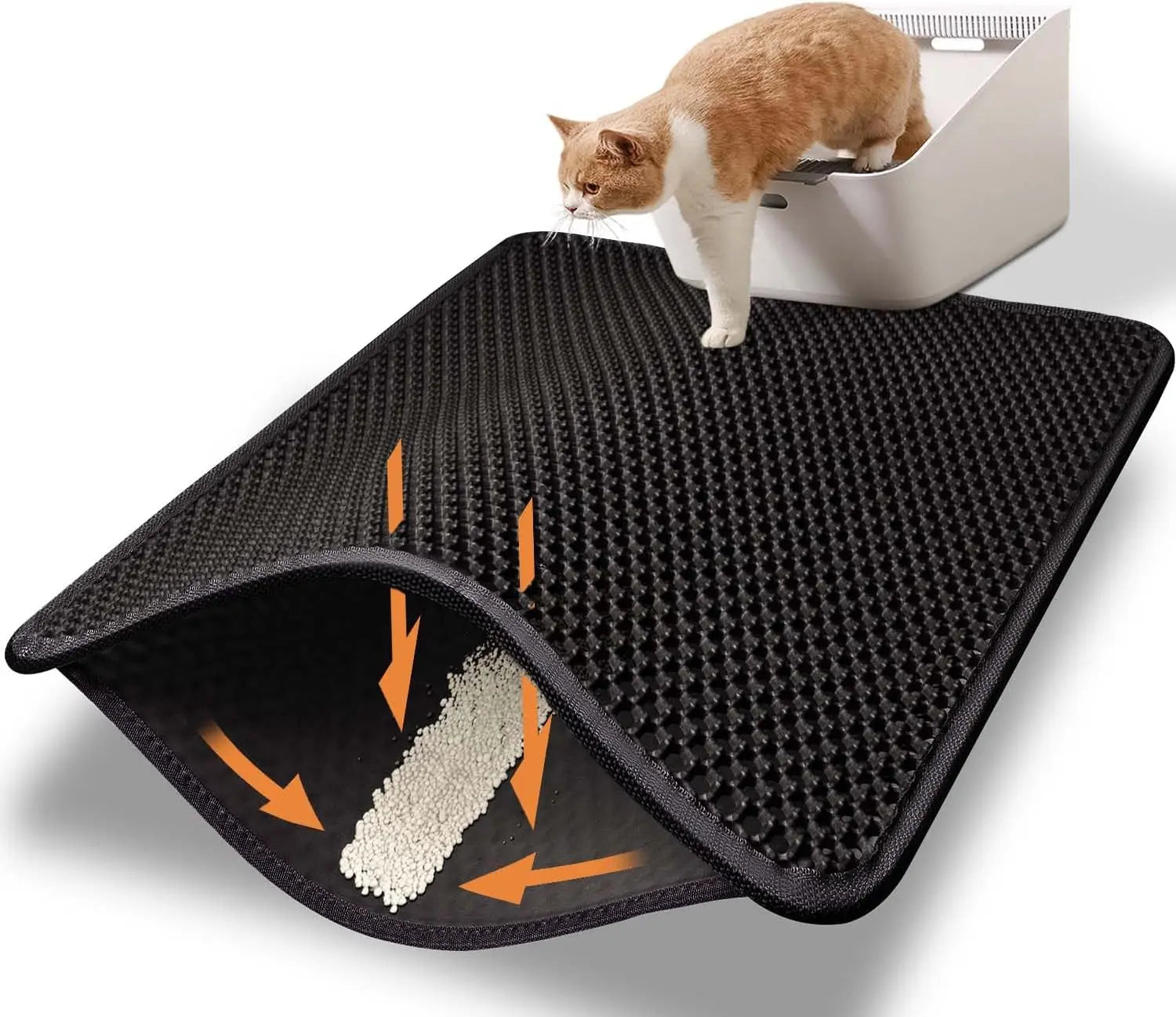 Easy Clean Cat Litter Mat