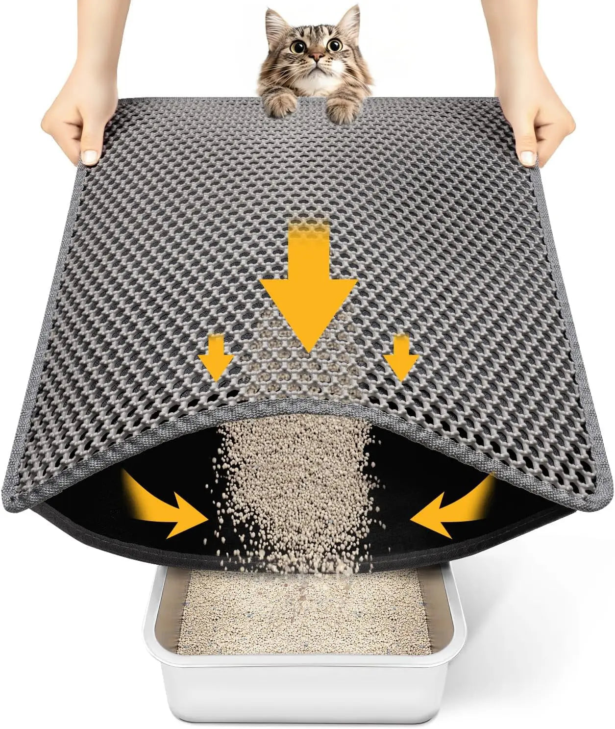 Easy Clean Cat Litter Mat
