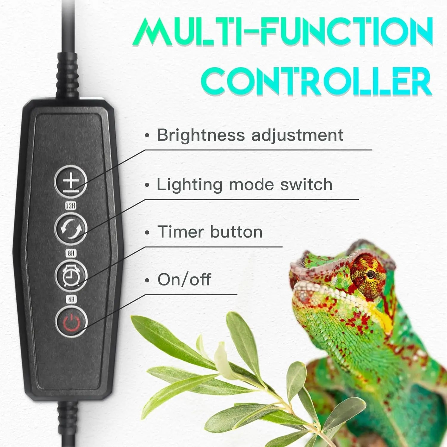 Dimmable LED Reptile UVB Lamp
