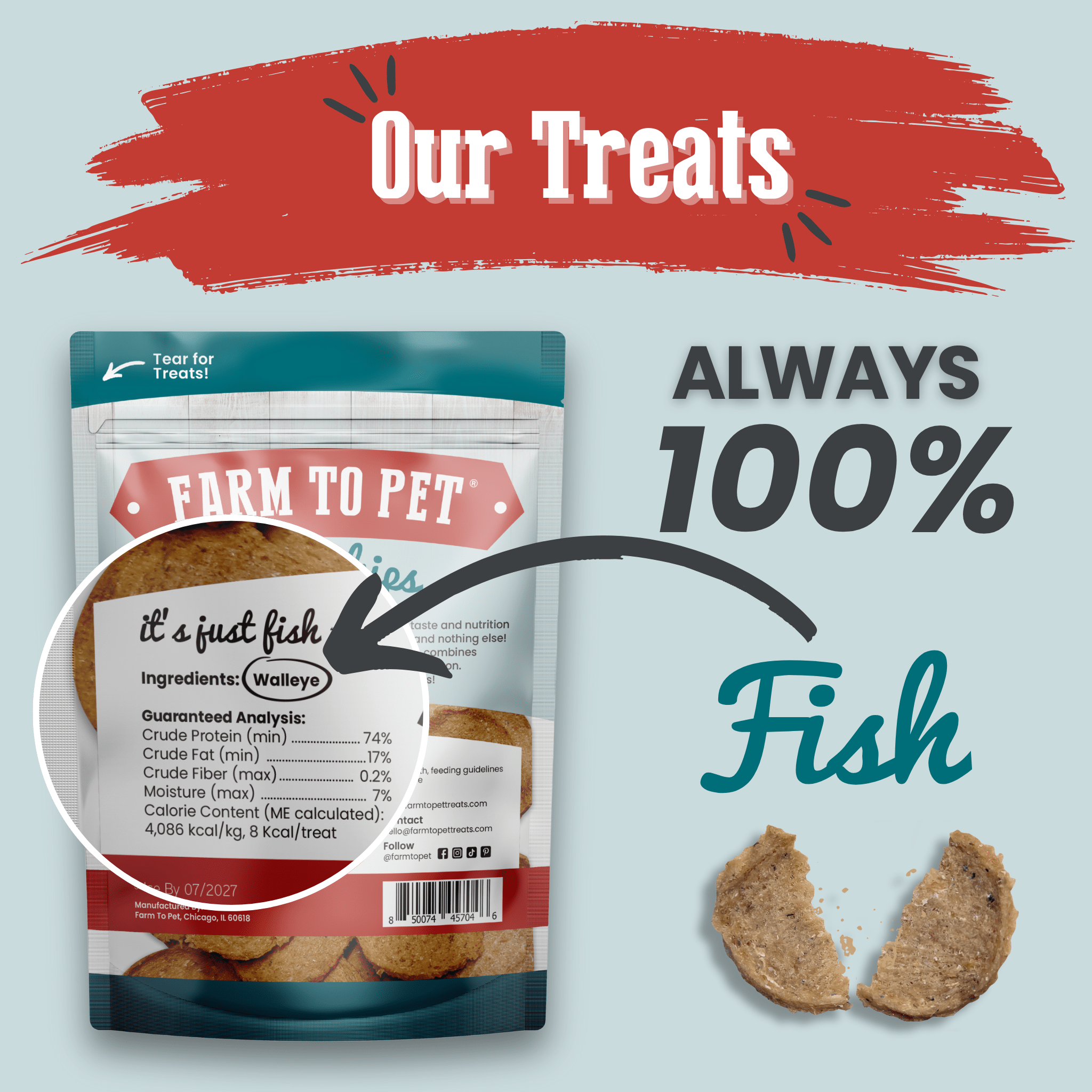 Wild-Caught Fish Dog Treats
