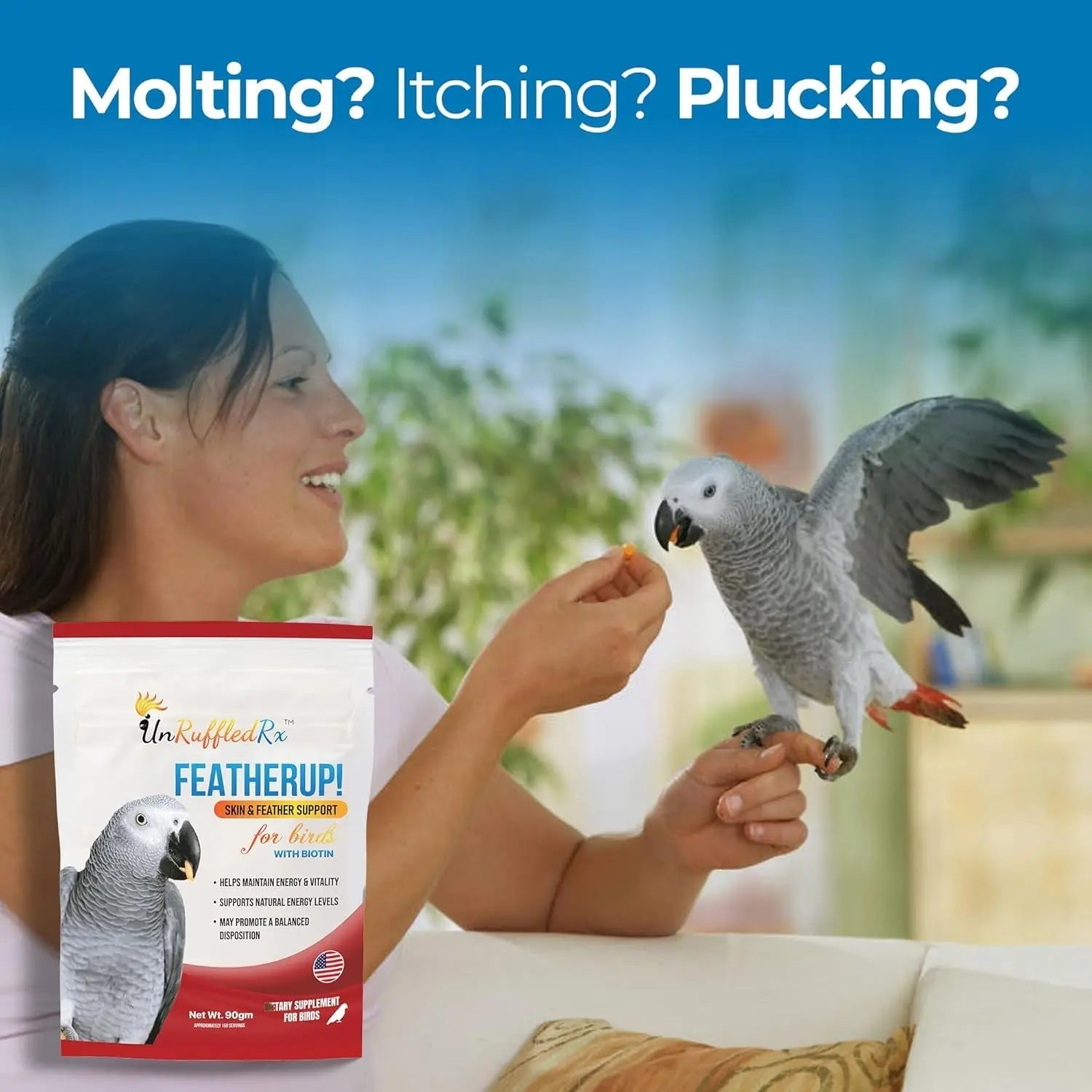 Vitamins with Biotin & Calcium for Birds
