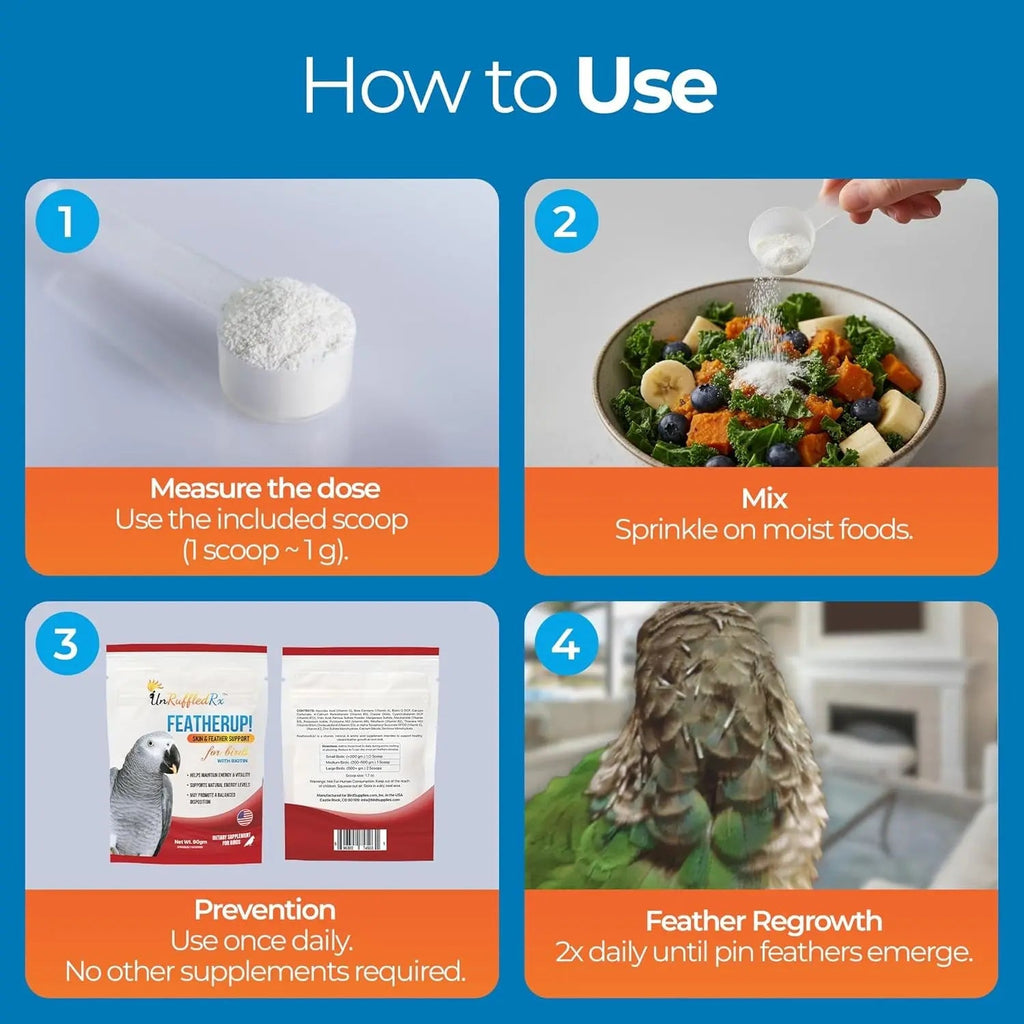 Vitamins with Biotin & Calcium for Birds