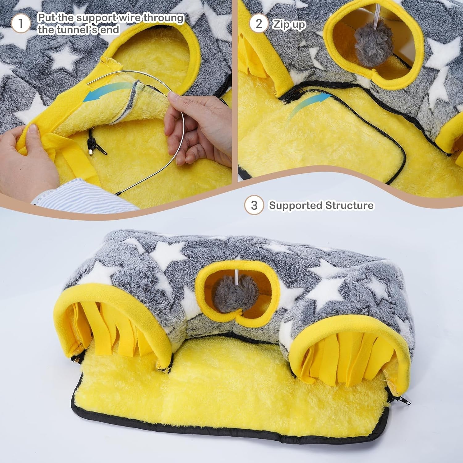 Small Animal Tunnel & Bed Hideout