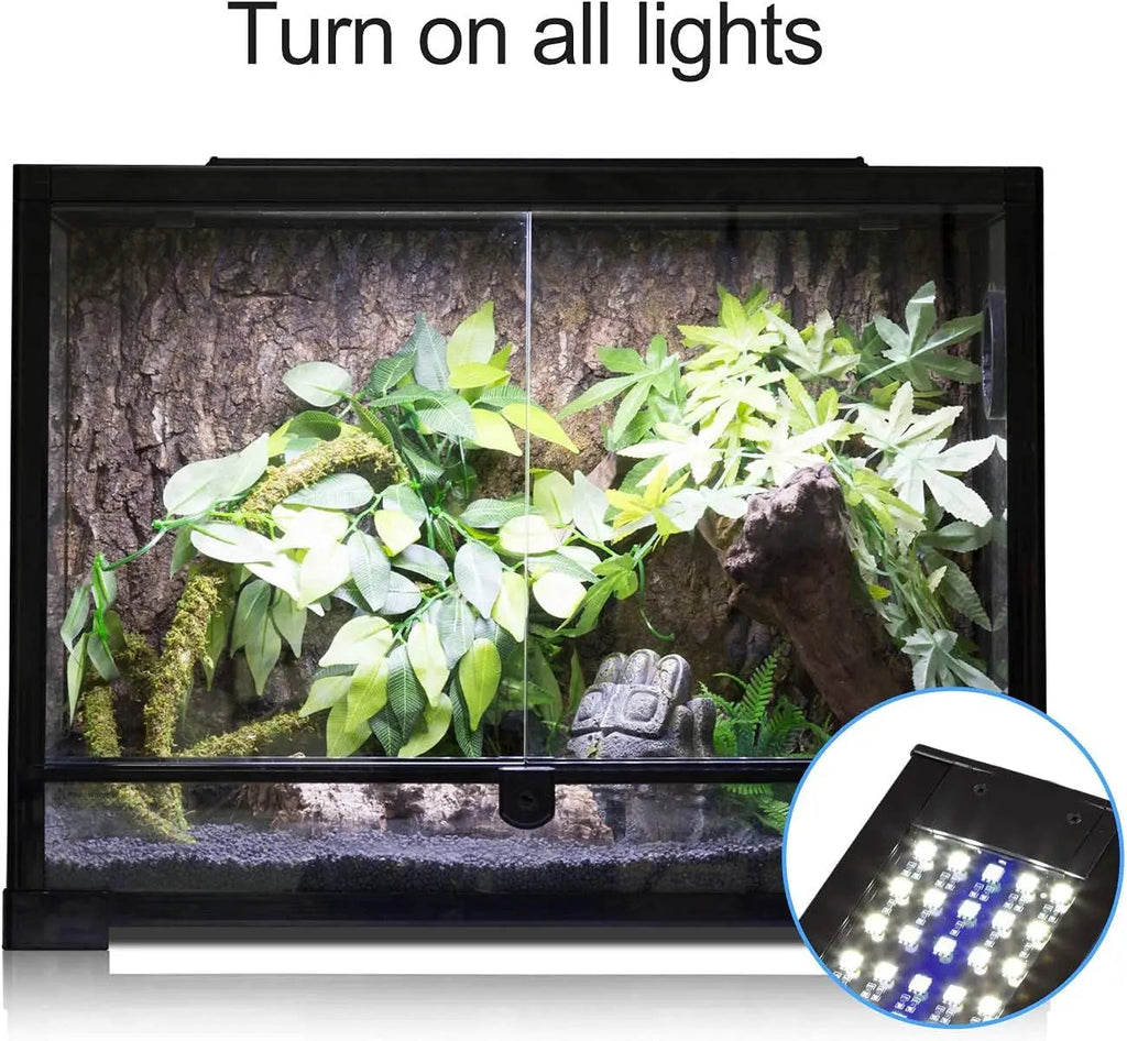 3-Mode Day/Night Aquarium Lamp for Reptiles & Fish