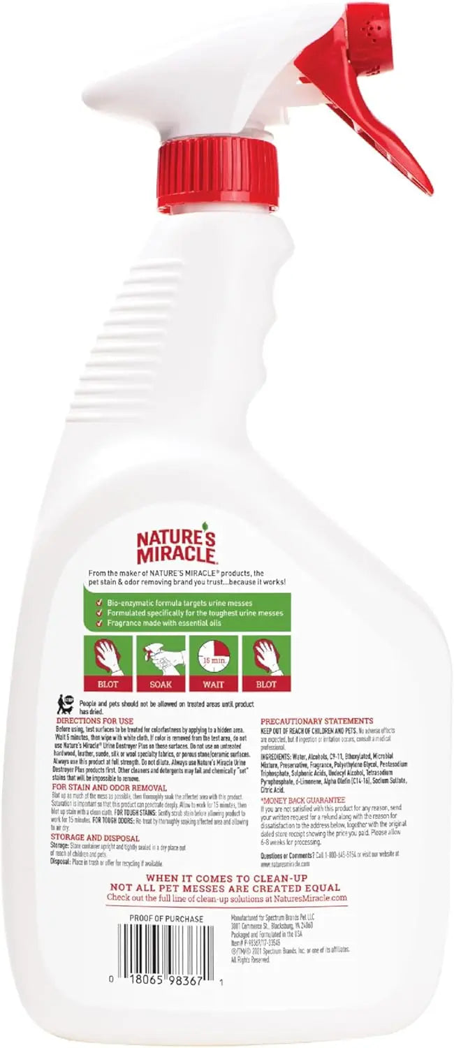 Nature’s Miracle Urine Destroyer plus Cat