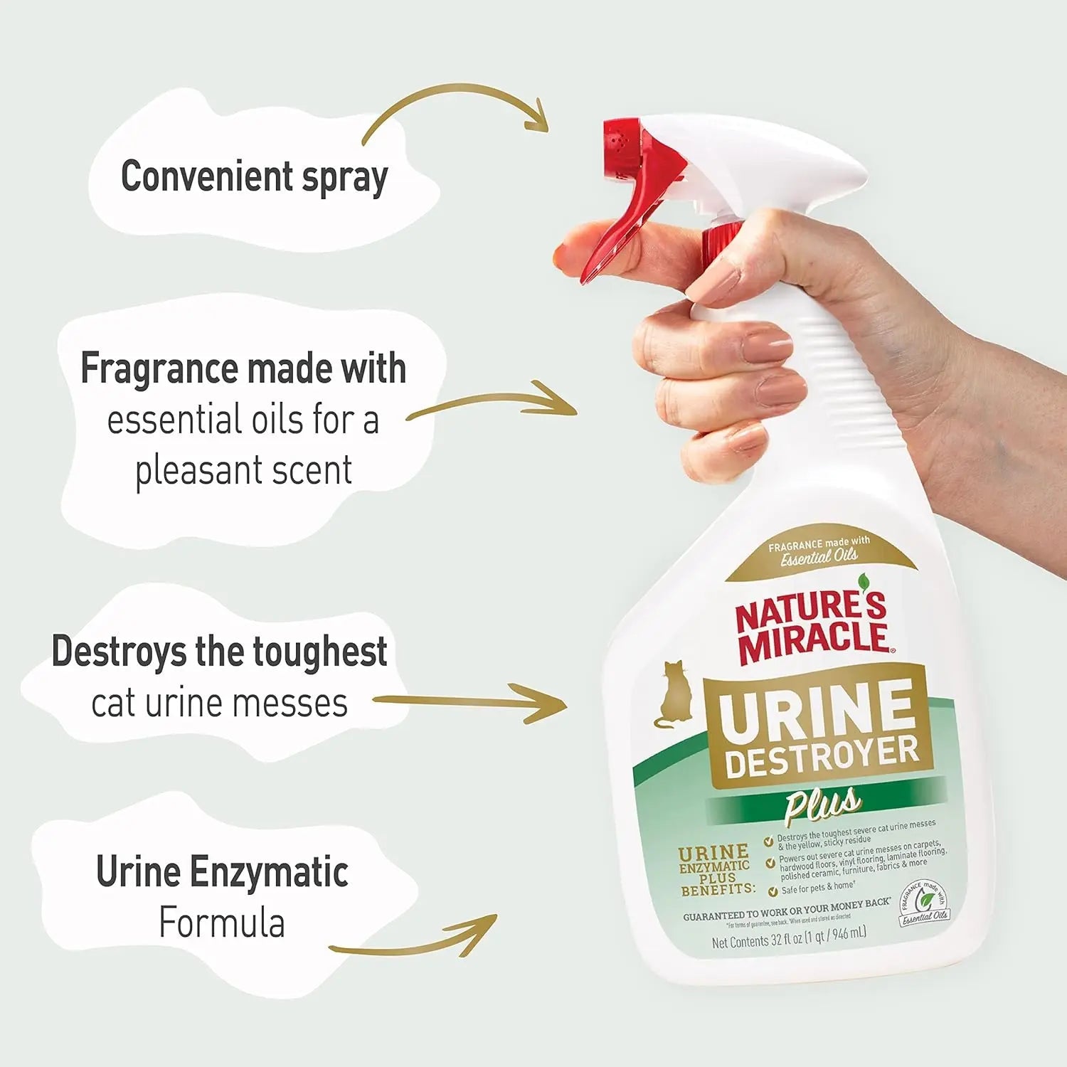 Nature’s Miracle Urine Destroyer plus Cat