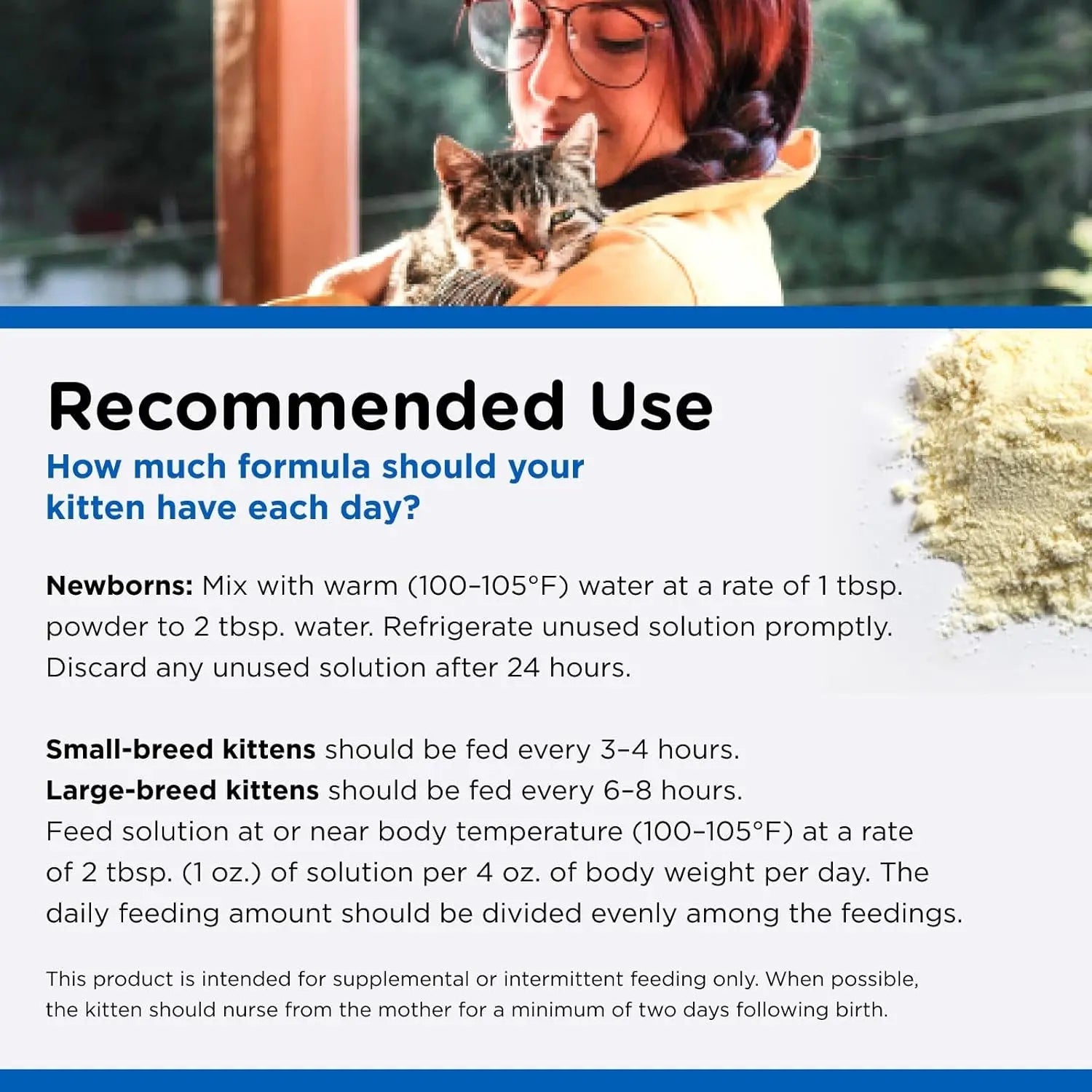 Nutri-VetMilk Replacer Powder  for Kittens/ 12oz