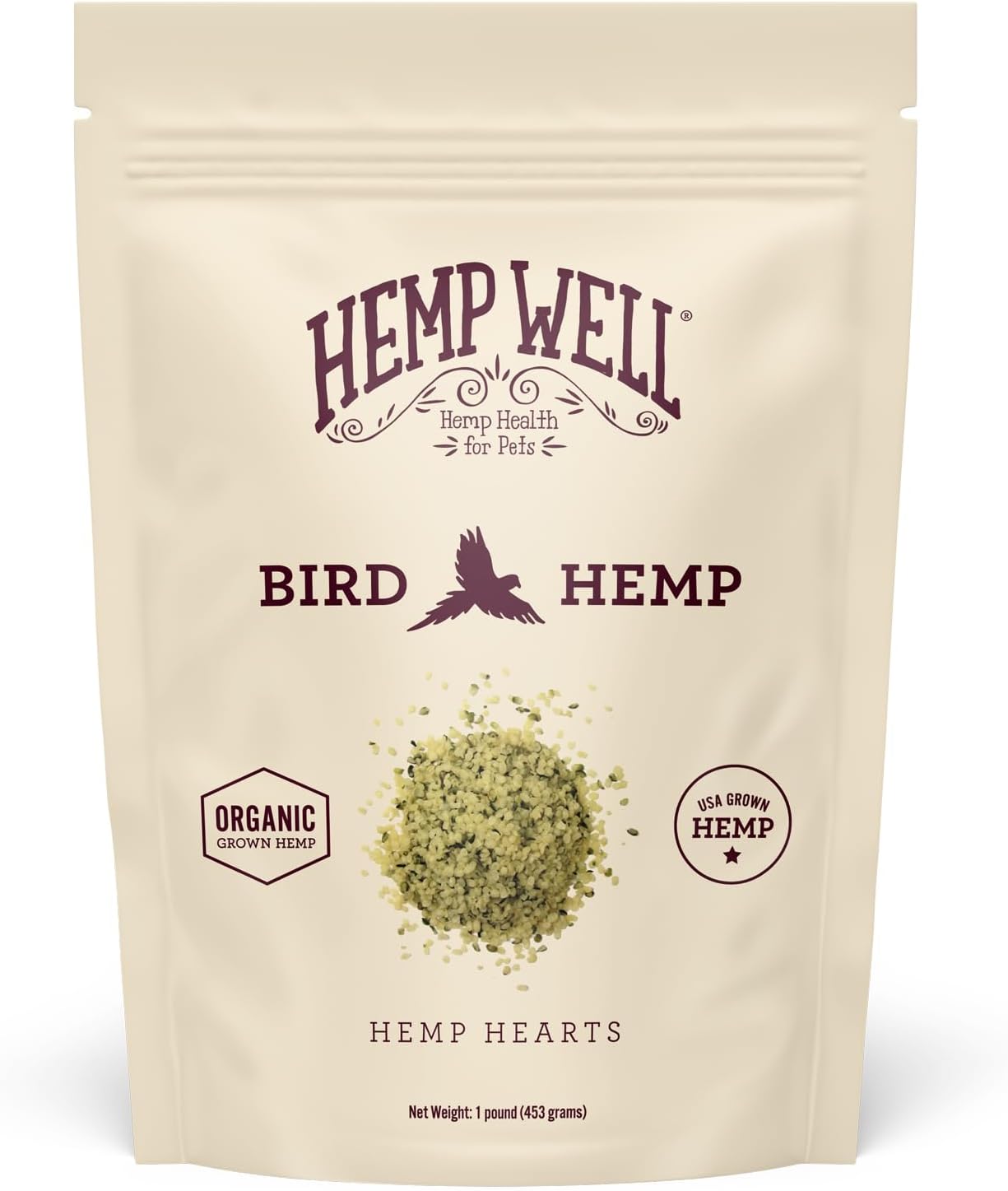 Organic Hemp Hearts for Birds