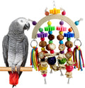 Natural Corncob & Wood Toys for Small -Medium Birds