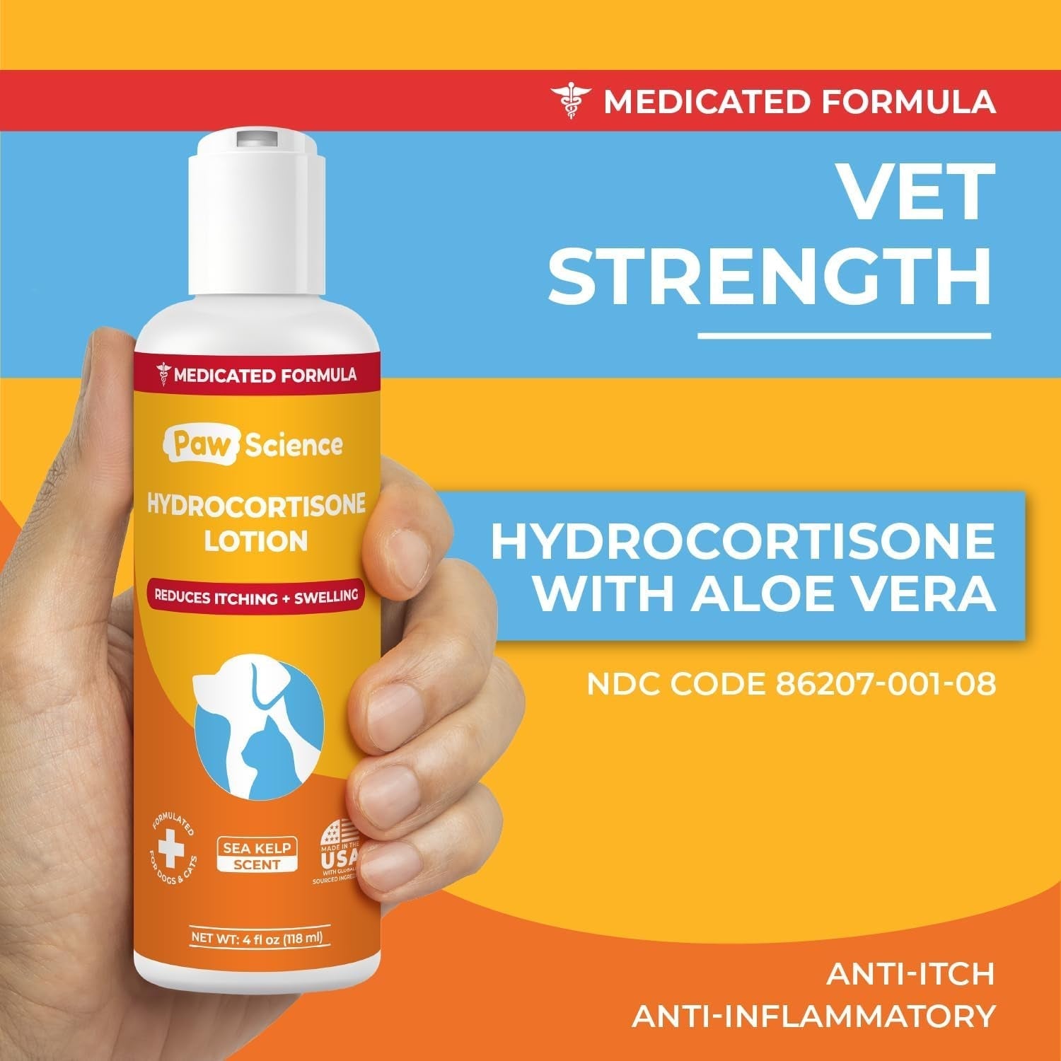 Anti Itch  Hydrocortisone Cream for Dogs/ Cats