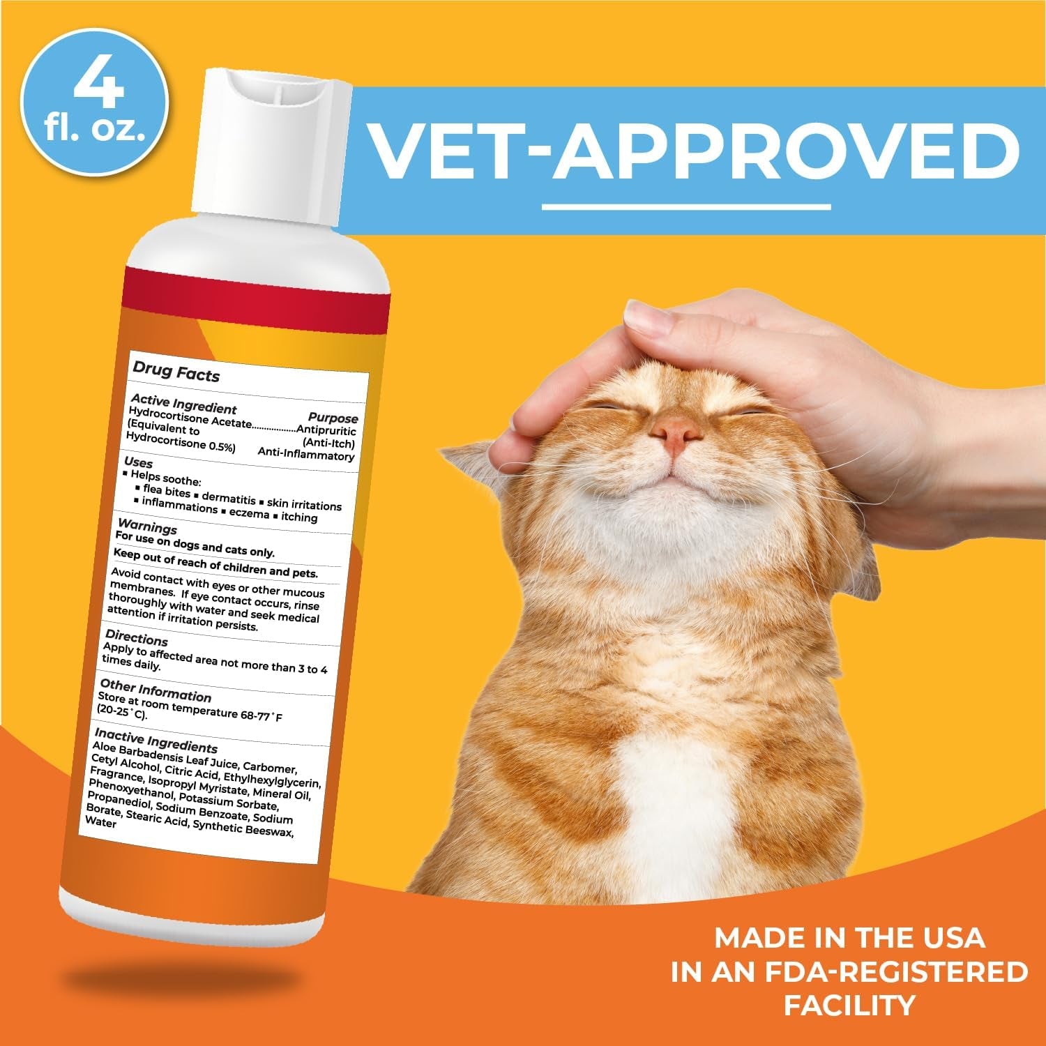 Anti Itch  Hydrocortisone Cream for Dogs/ Cats