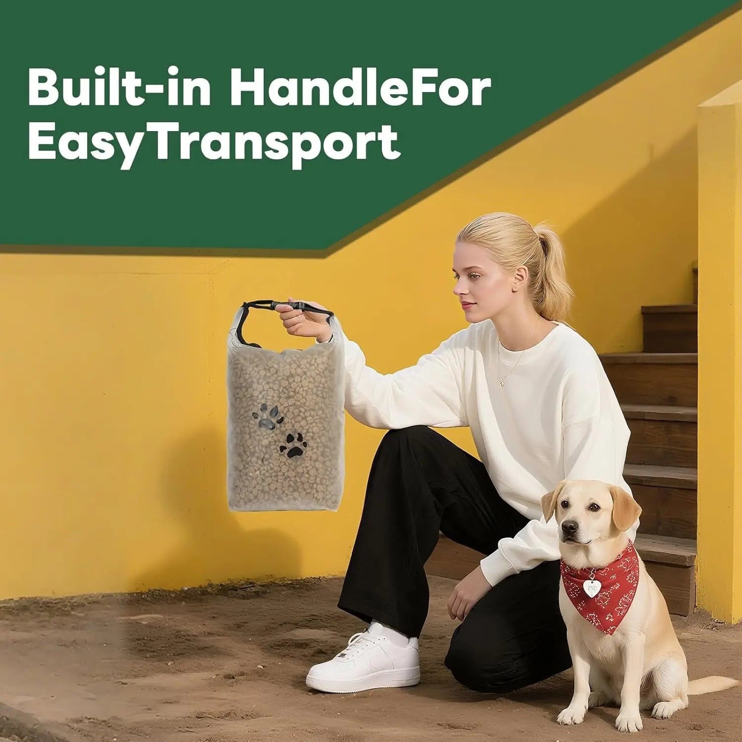 Travel Dog Food Storage Bag