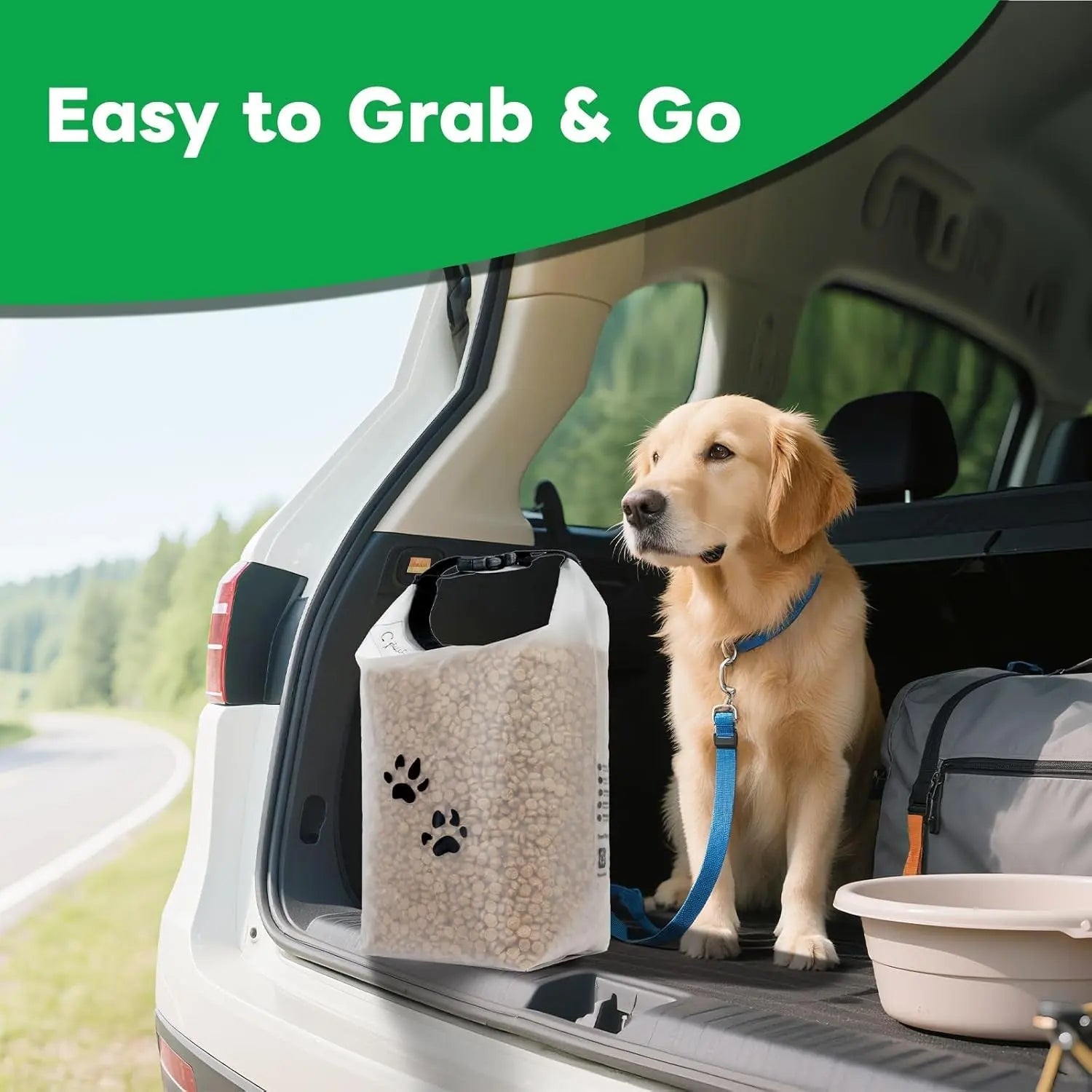 Travel Dog Food Storage Bag