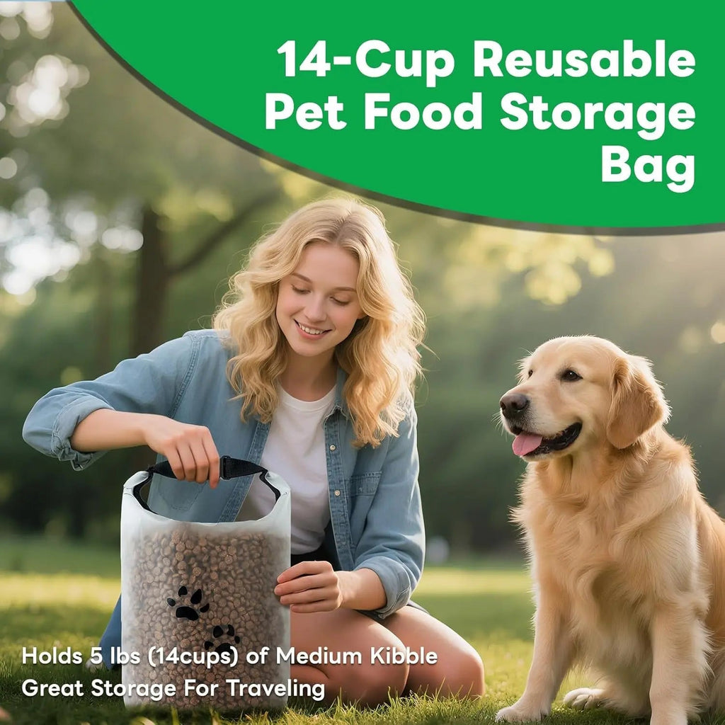 Travel Dog Food Storage Bag