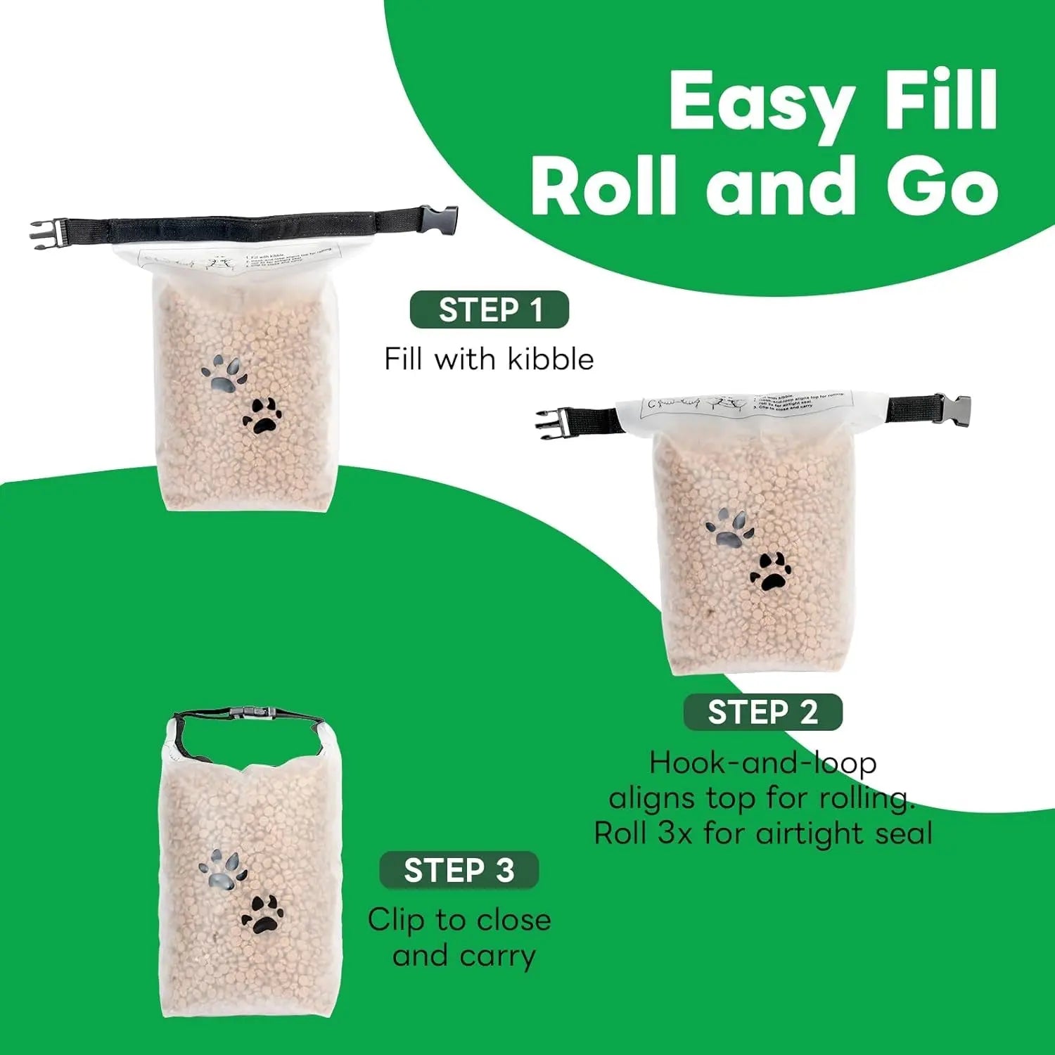 Travel Dog Food Storage Bag