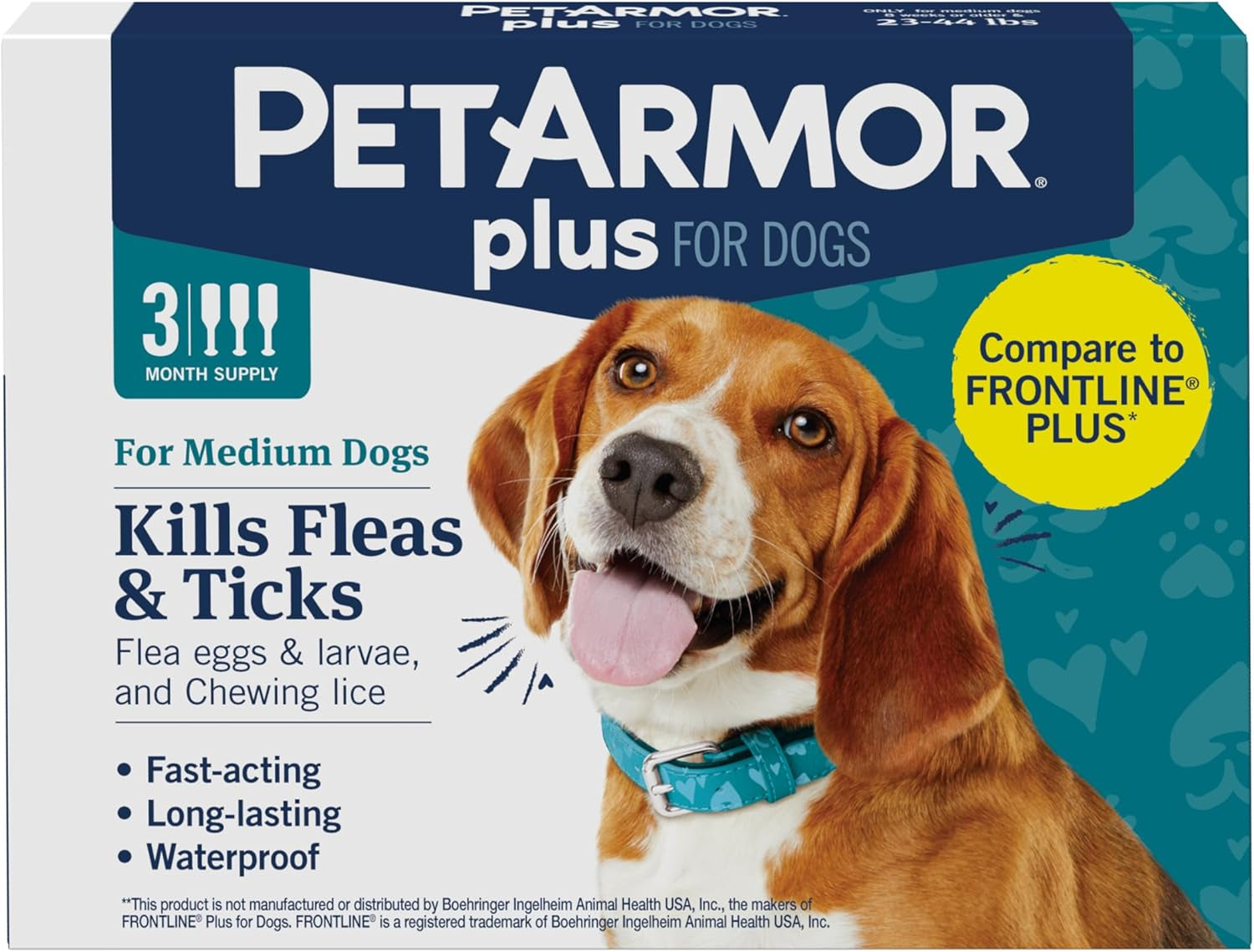 PetArmor Plus Flea Tick Treatment for Dogs