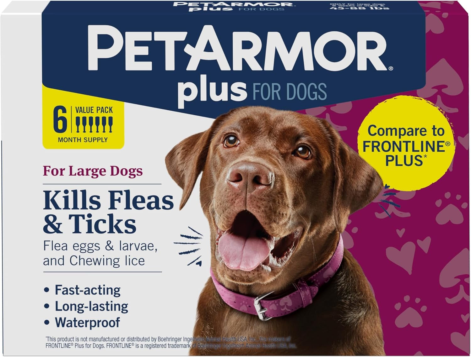 PetArmor Plus Flea Tick Treatment for Dogs