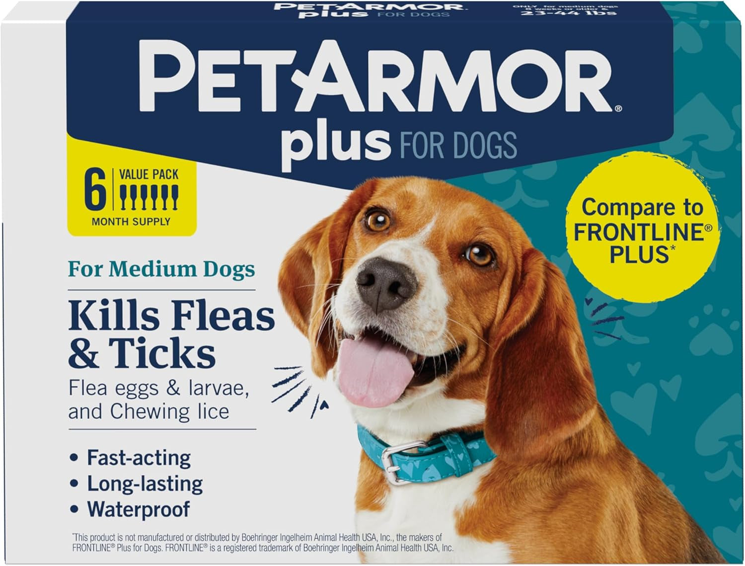 PetArmor Plus Flea Tick Treatment for Dogs