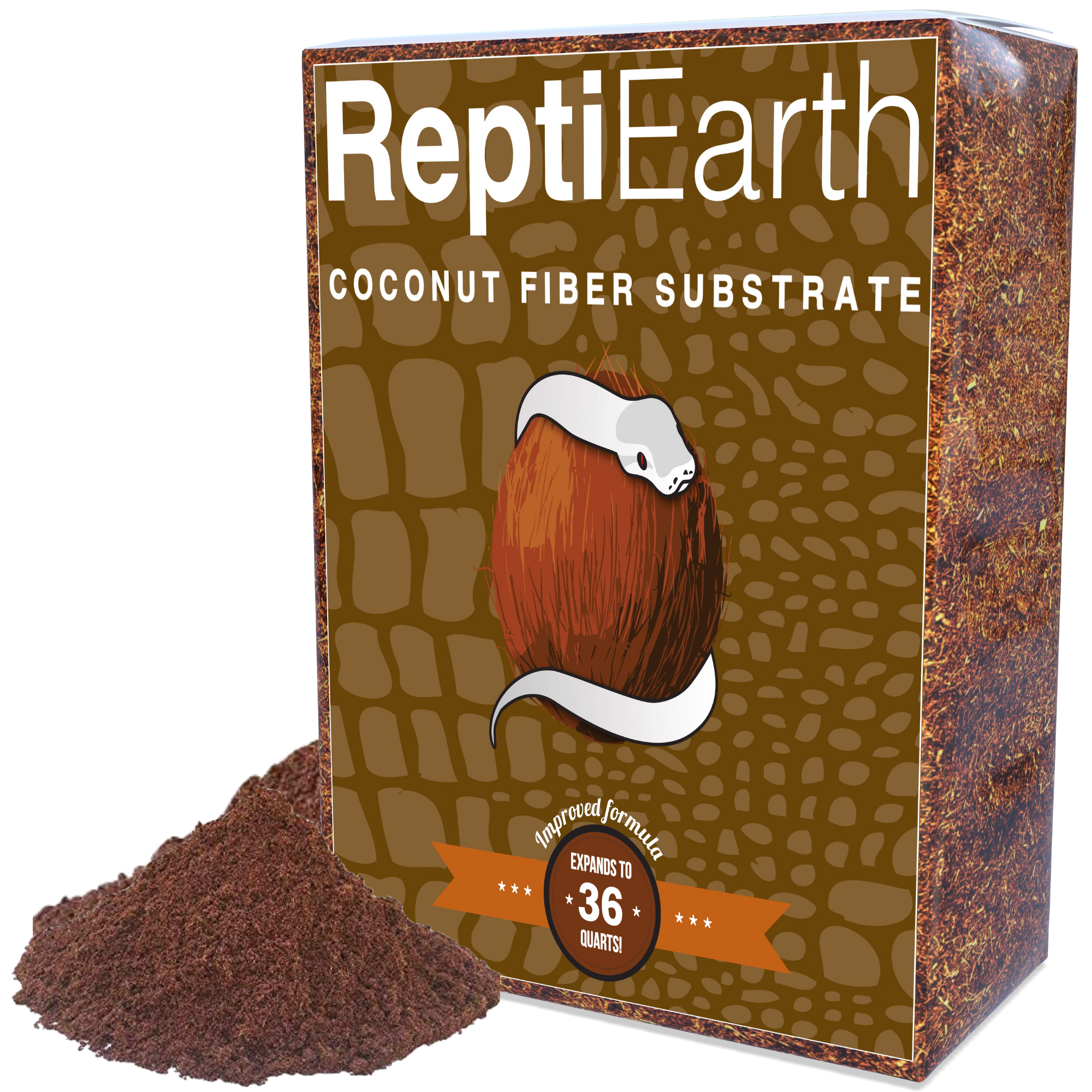 Fine Coconut Fiber Reptile Substrate, Ready to Use