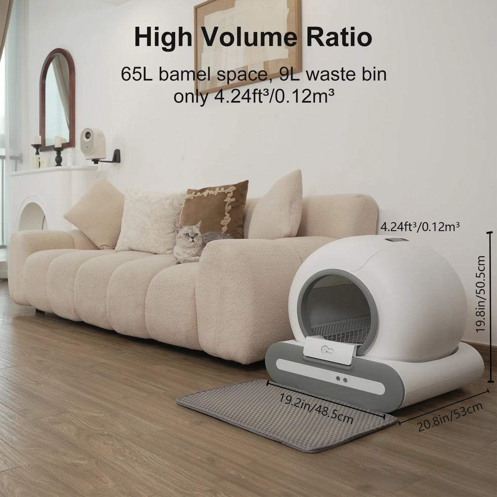 2.4G WiFi Self-Cleaning Cat Litter Box