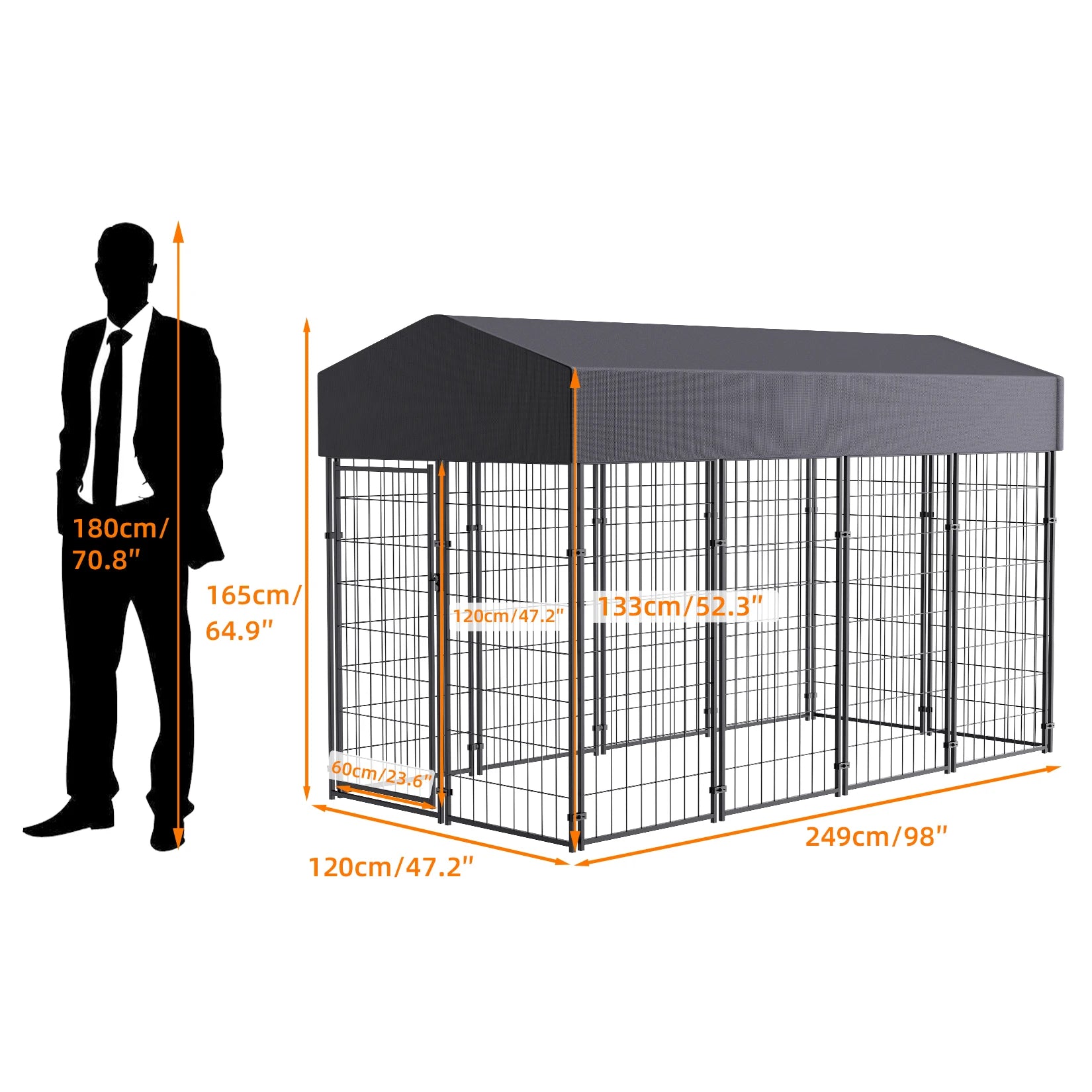 Large Outdoor Dog Kennel