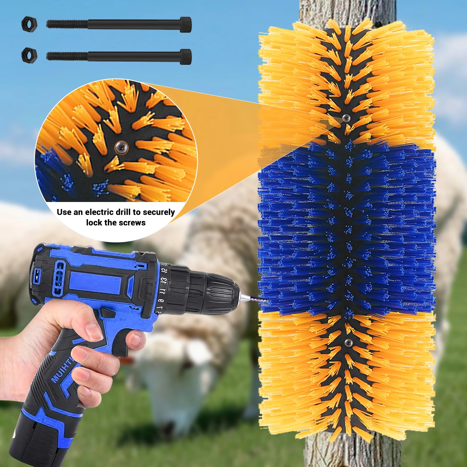 Livestock Scratch Brushes