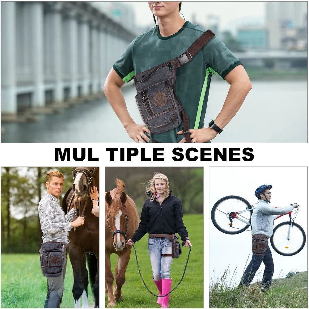 Equestrian Drop Leg Bag