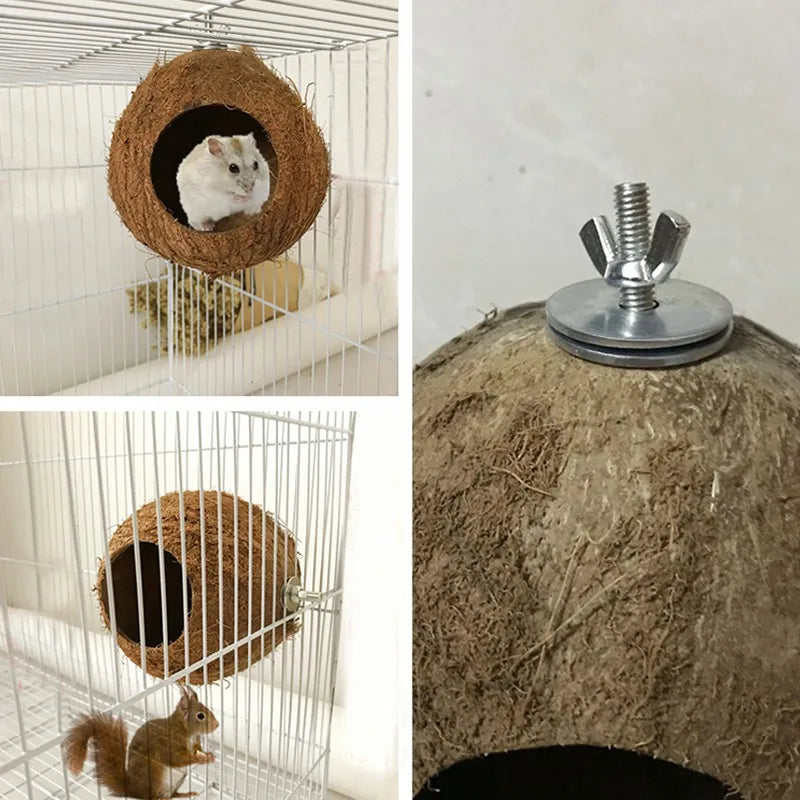 Natural Coconut  Shell Hideaway