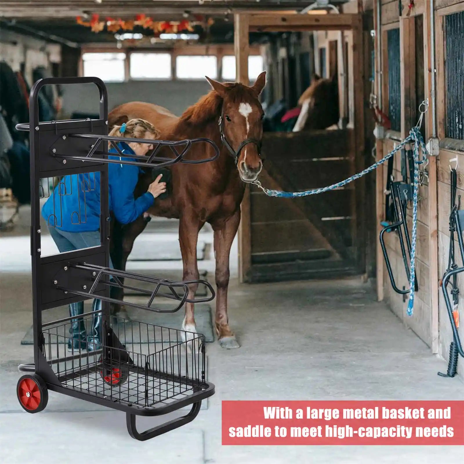 Heavy Duty Saddle Rack