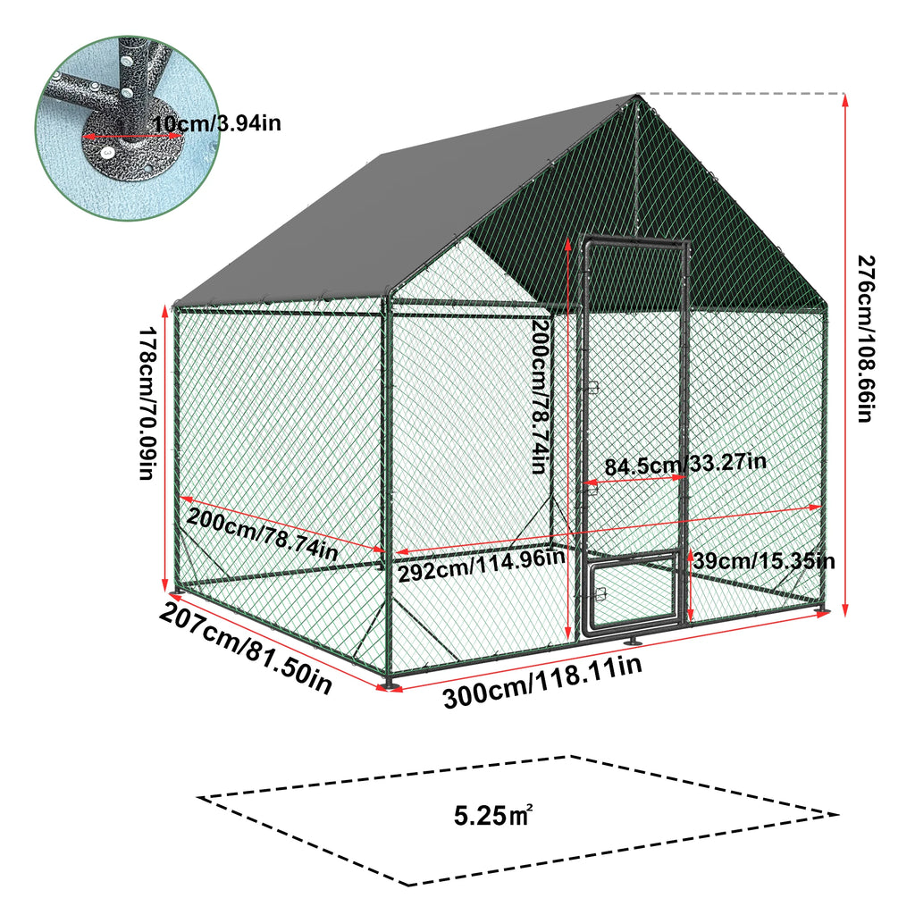 Heavy Duty Walk-In Outdoor Chicken Coop