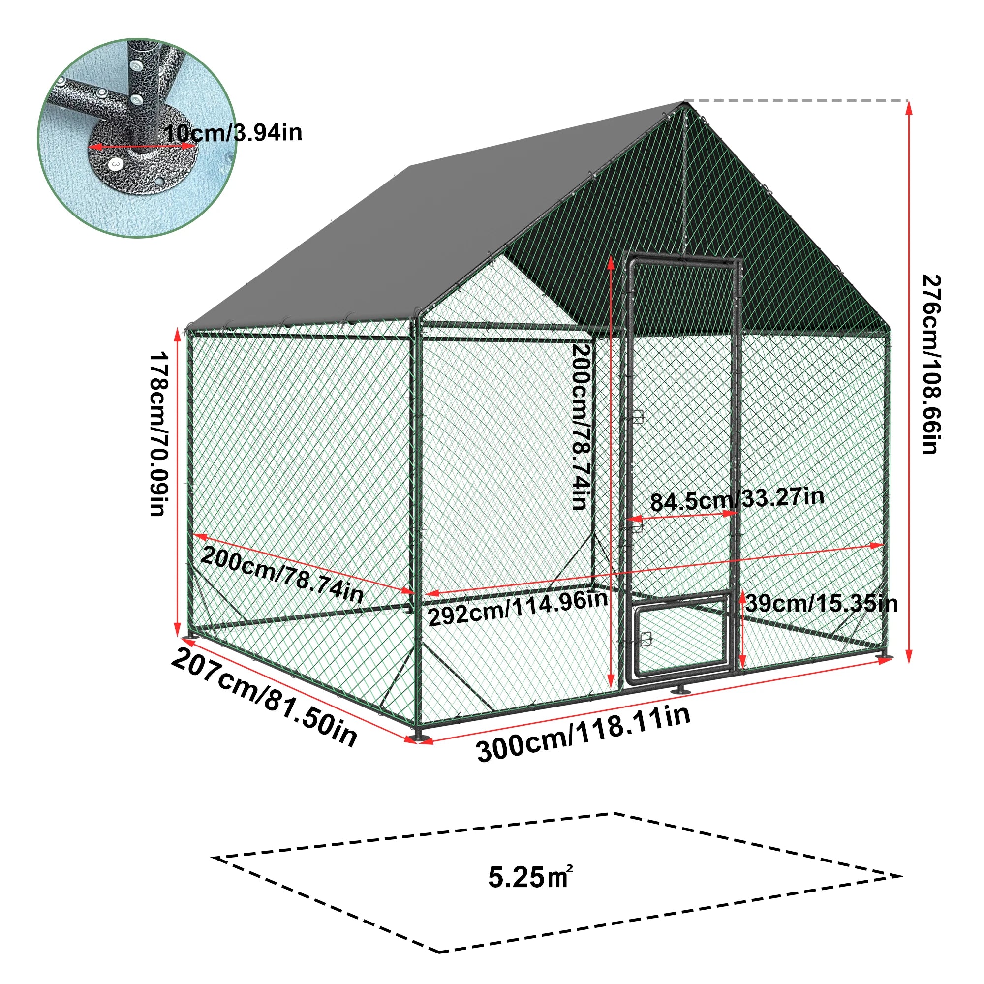 Heavy Duty Walk-In Outdoor Chicken Coop