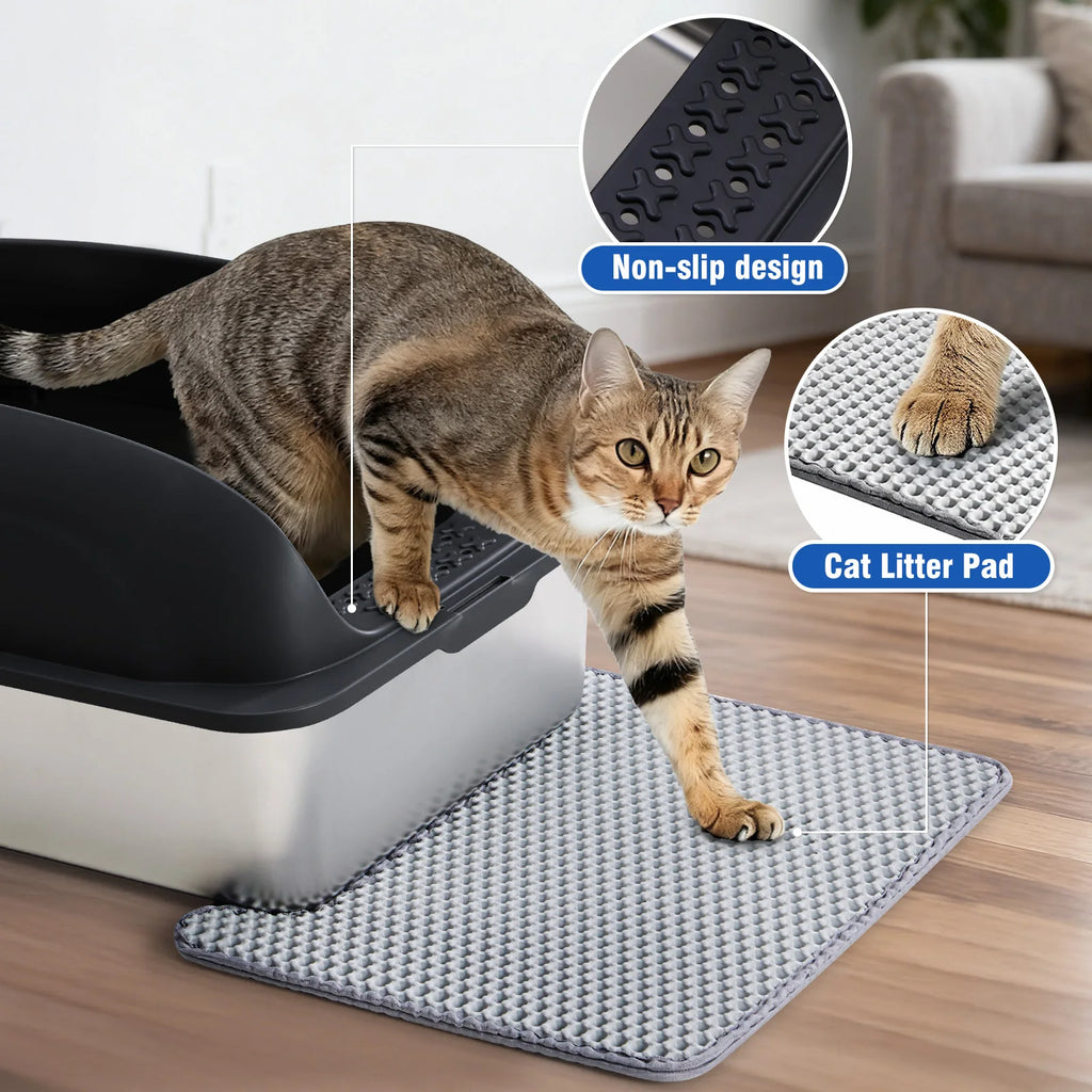 Steel Cat Litter Box with Lid