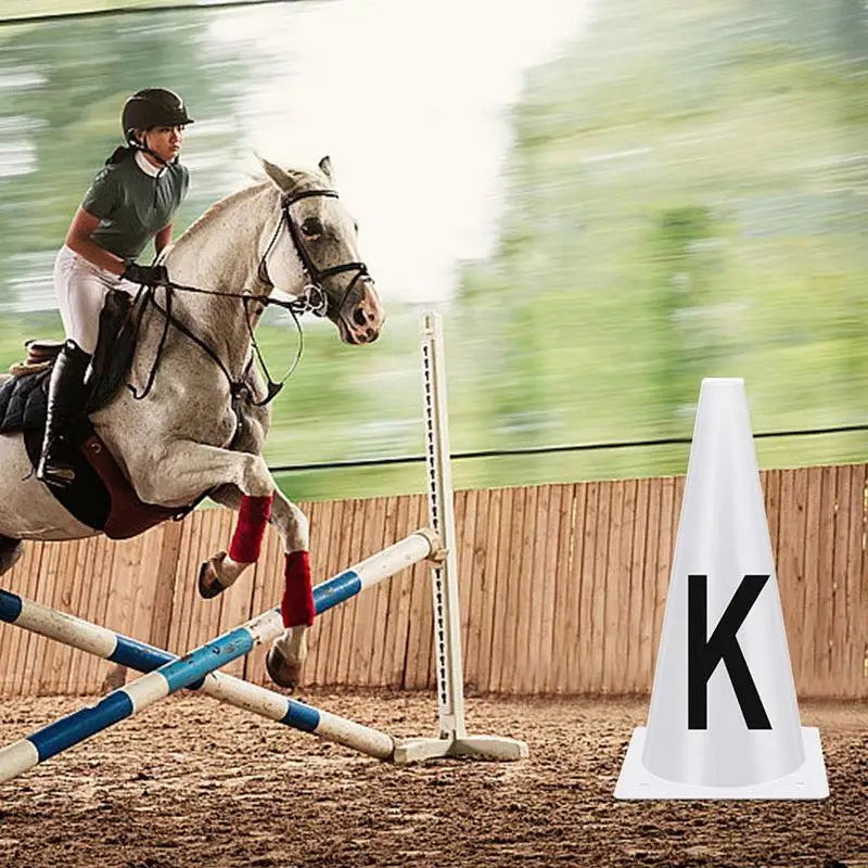 4/8pcs  Dressage Cones With Letters