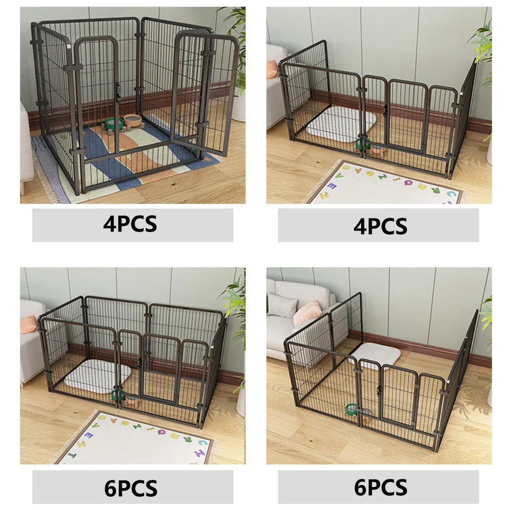 4/6 Panels  Foldable Puppy Playpen