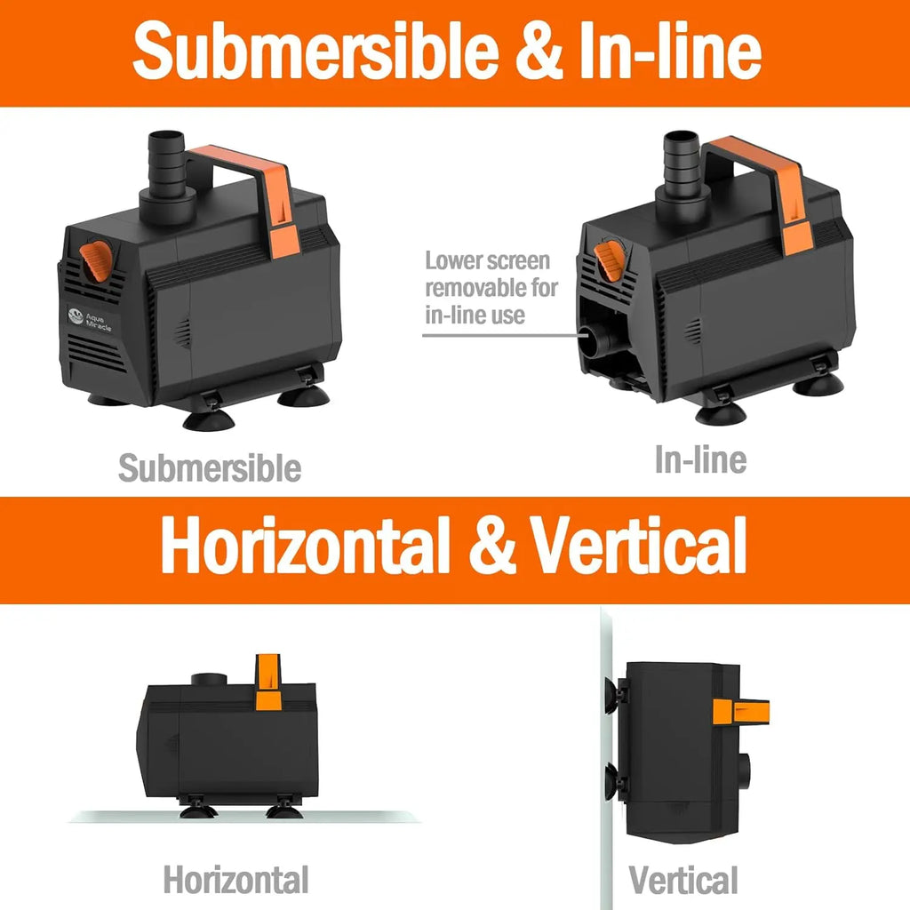 Submersible Water Pump with Flow Control